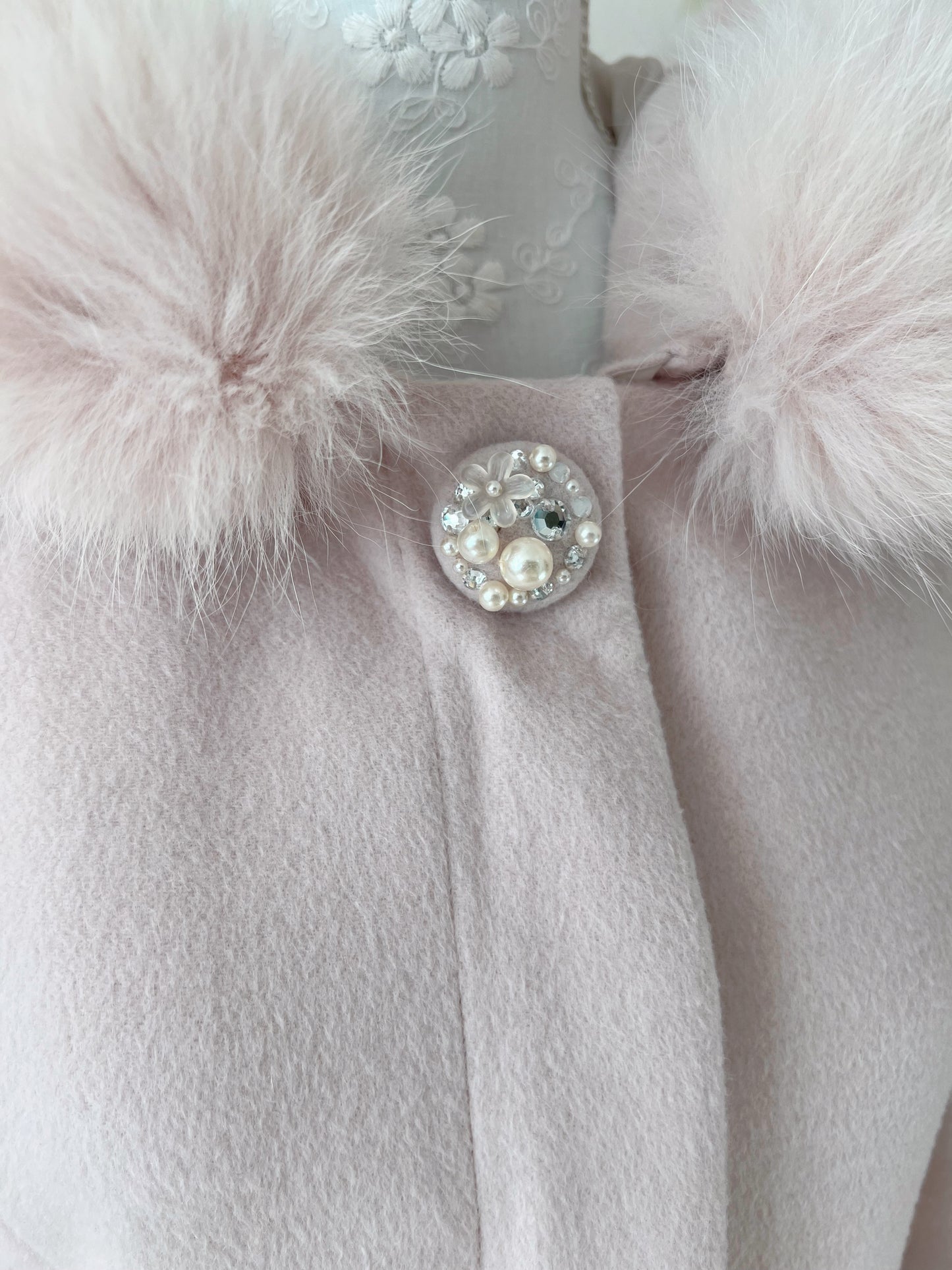 LODISPOTTO Side Ribbon Girly Wool Coat