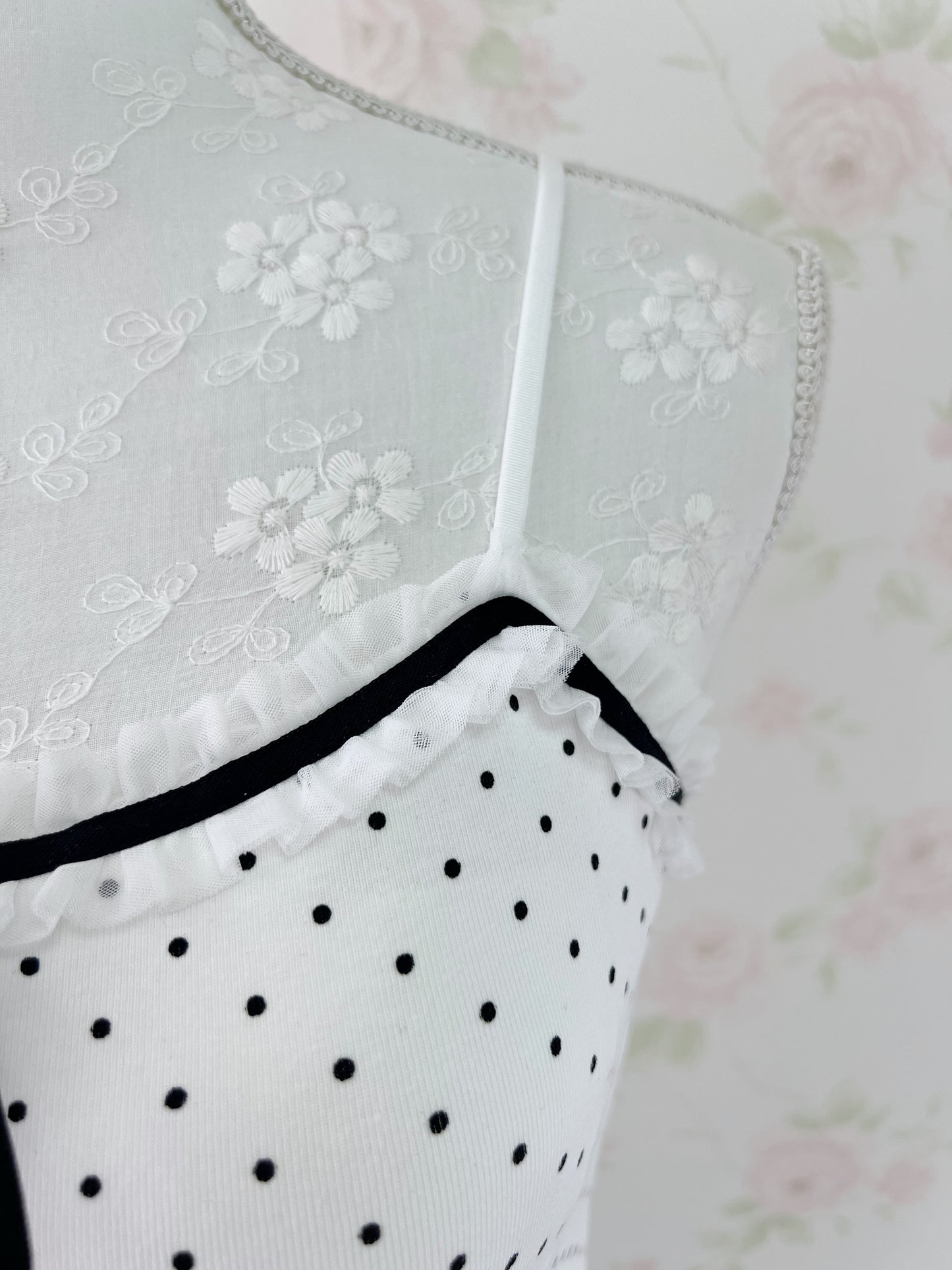 Olive des Olive Polka Dot Camisole (White)