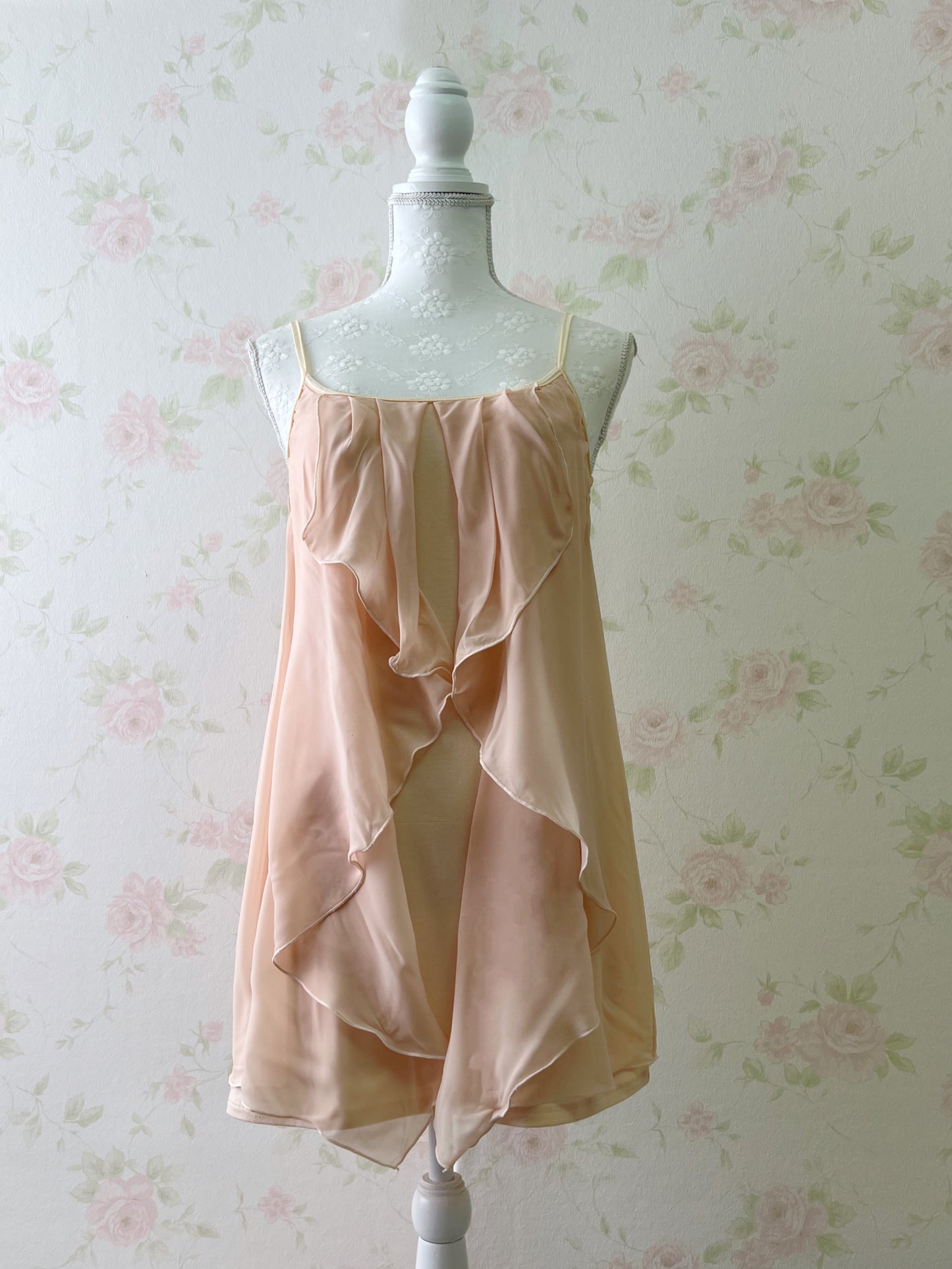 (21% OFF) rienda Chiffon Camisole Dress (Peach Pink)