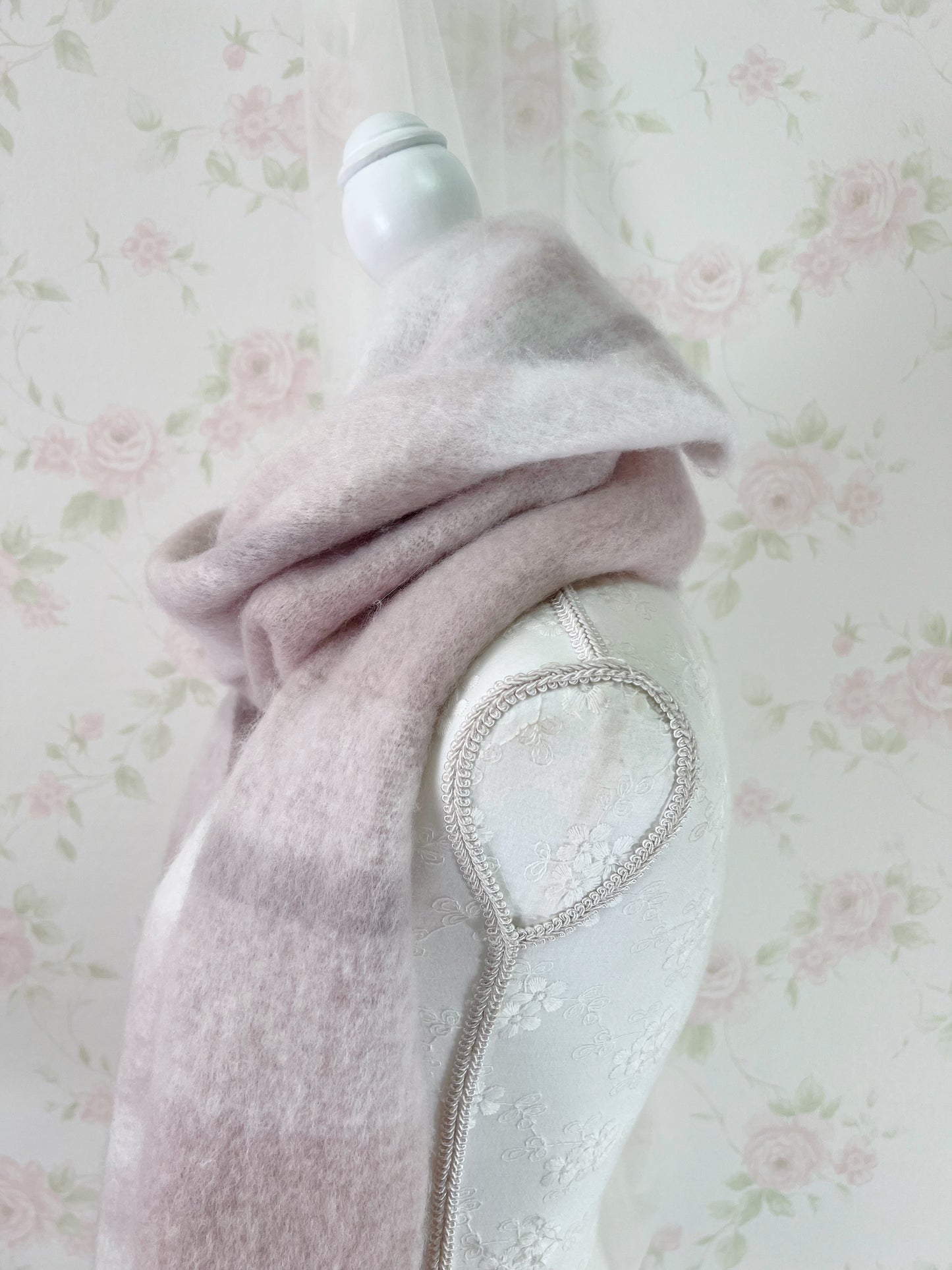 INGNI Checked Scarf (Pink)