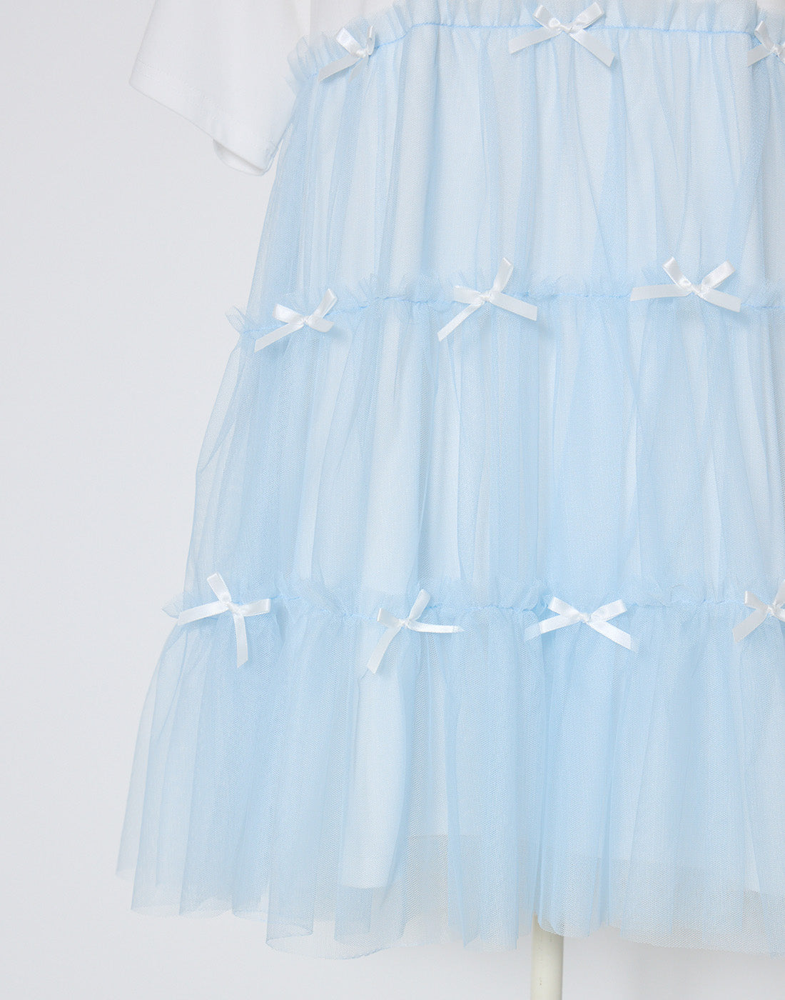 Lolime Tulle tiered cut sew mini dress