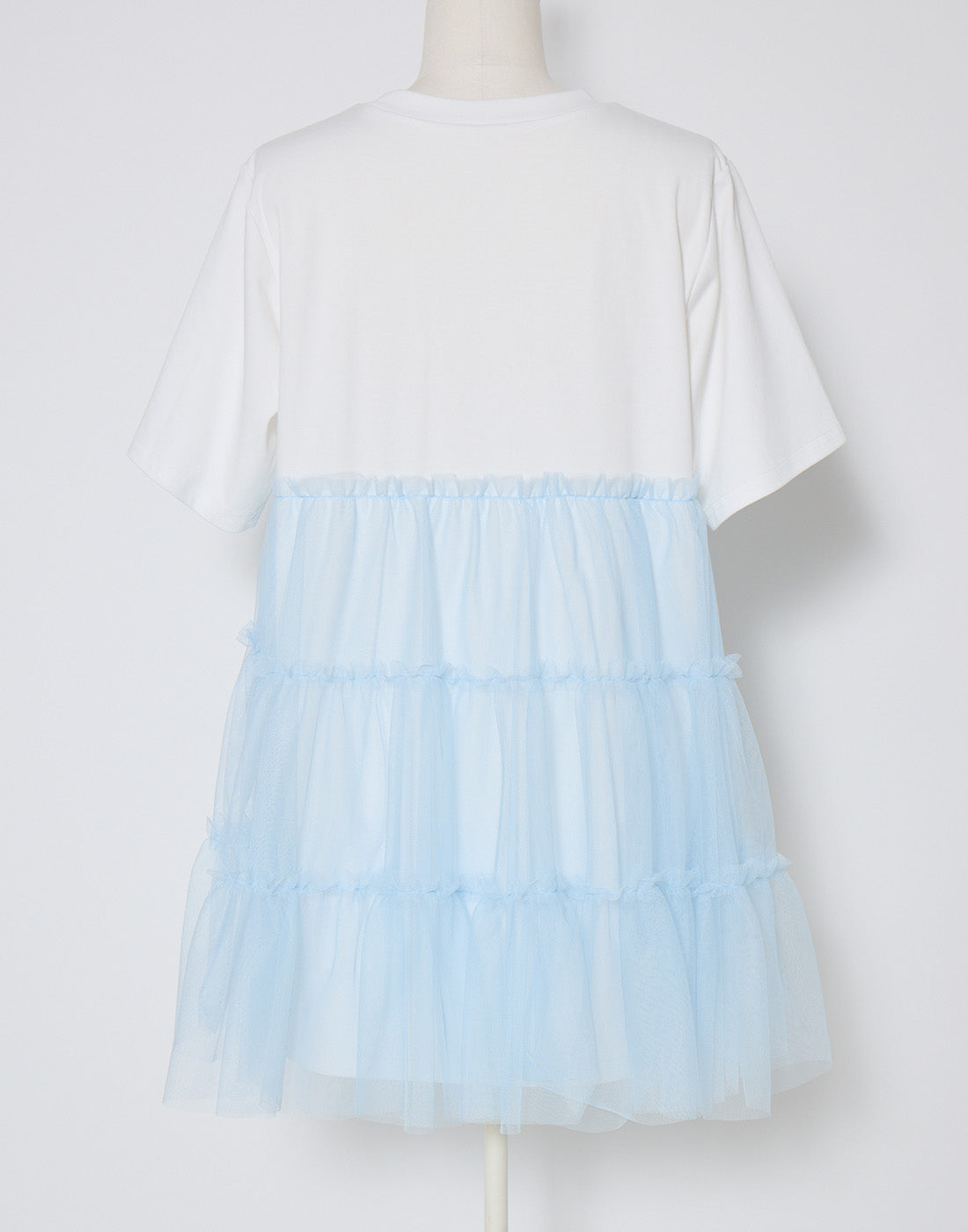 Lolime Tulle tiered cut sew mini dress