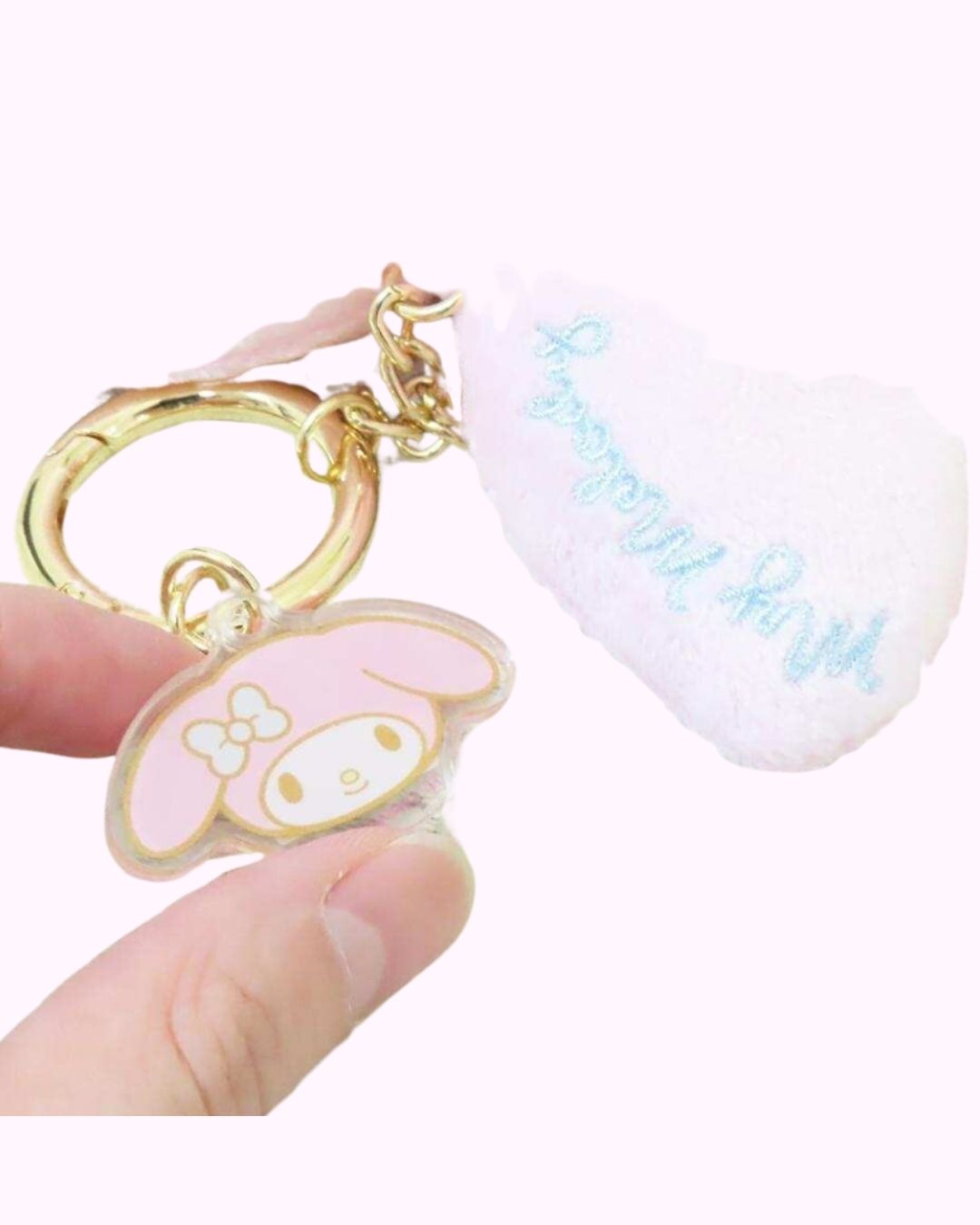 My Melody Fur Soft Ribbon Charm