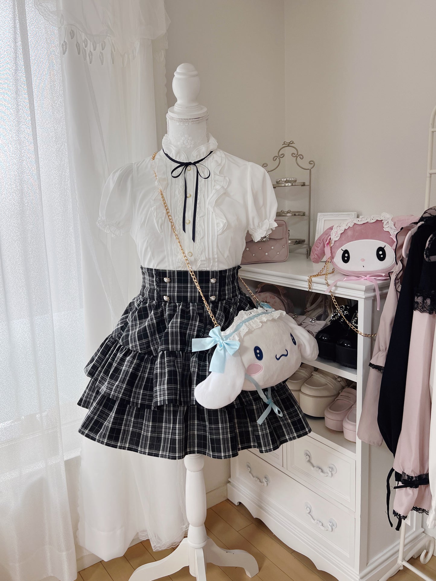 Cinnamoroll Lolita Face Shoulder Bag