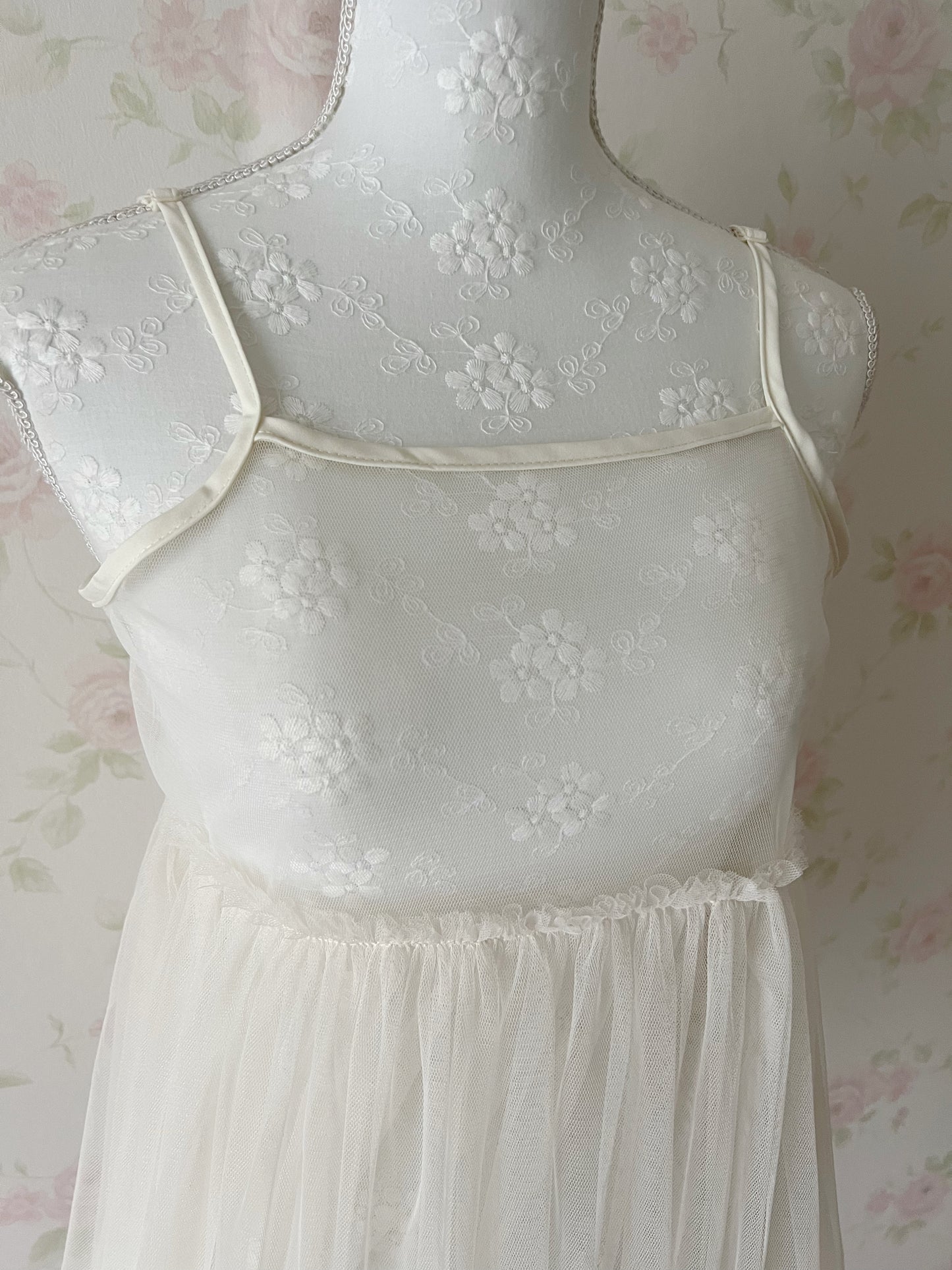 GRL Tulle Camisole (Ivory)
