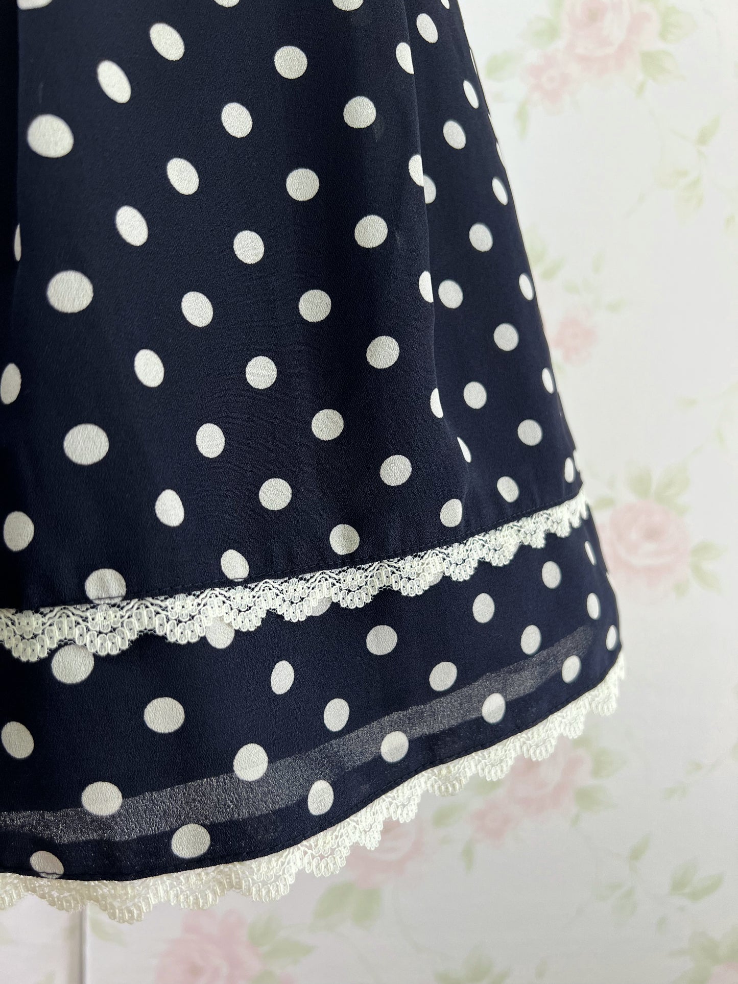 Prime Pattern Polka Dot Front Bow Skirt