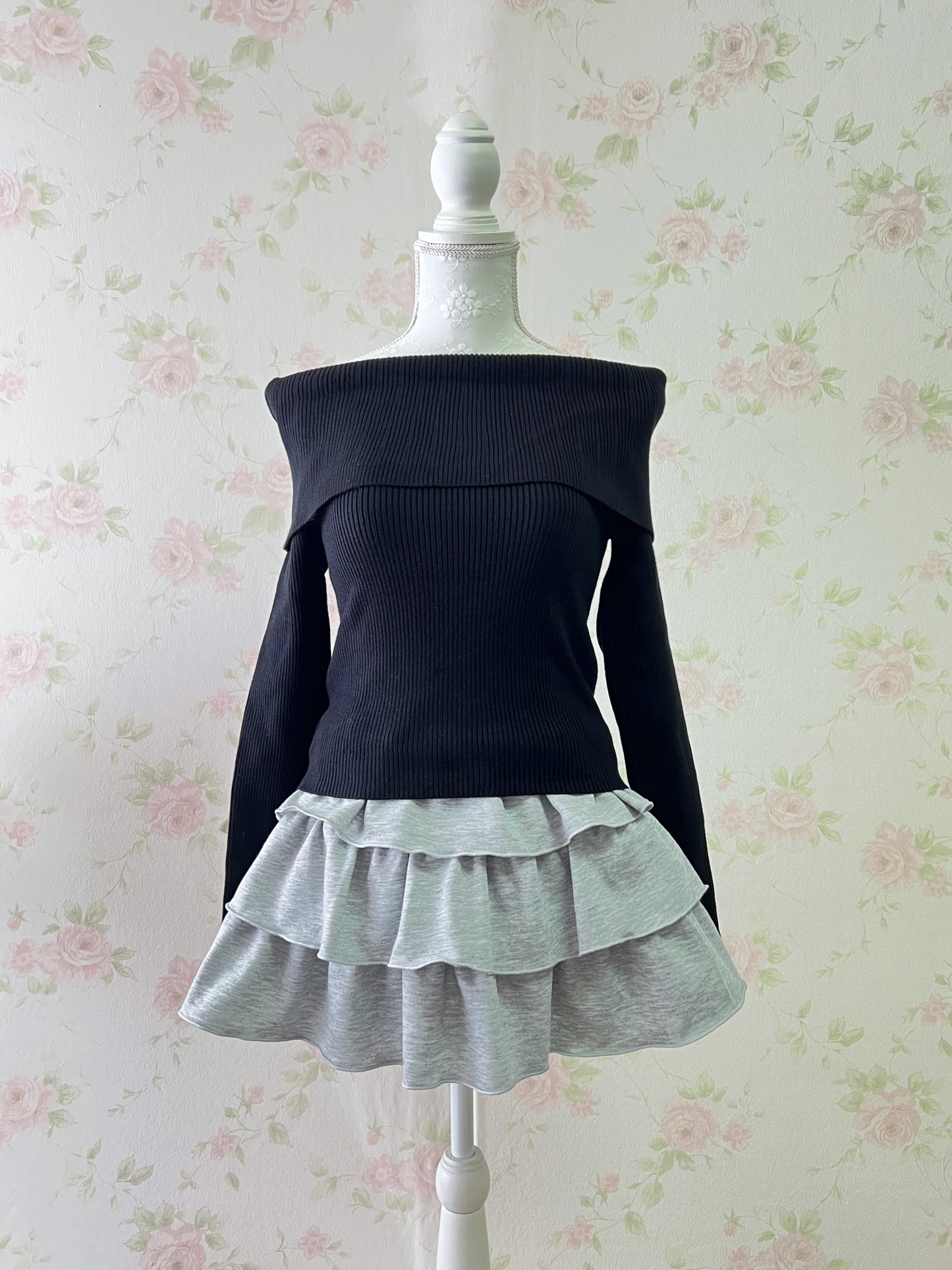 GRL Layered Sweat Fabric Sukapan (Gray)