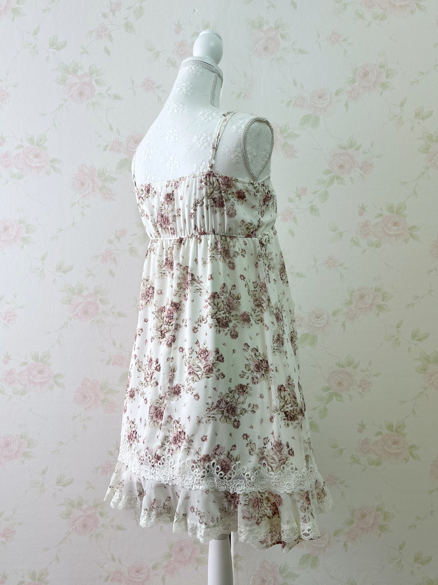 L’EST ROSE Antique Rose Camisole Dress