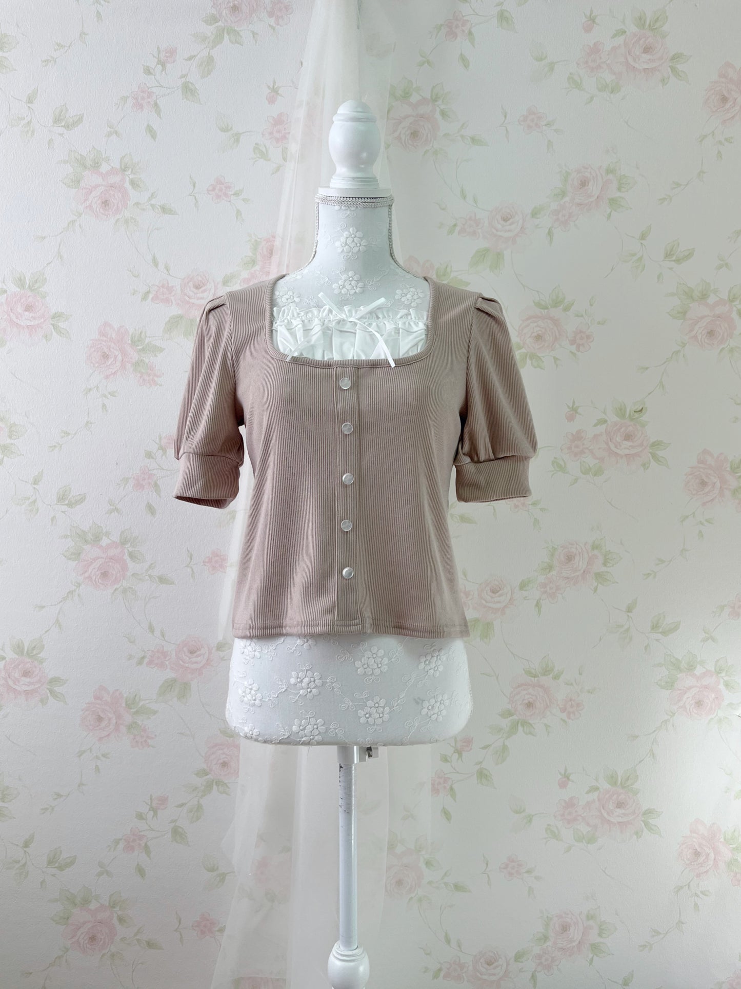 One Way Milkmaid Top (Pink)