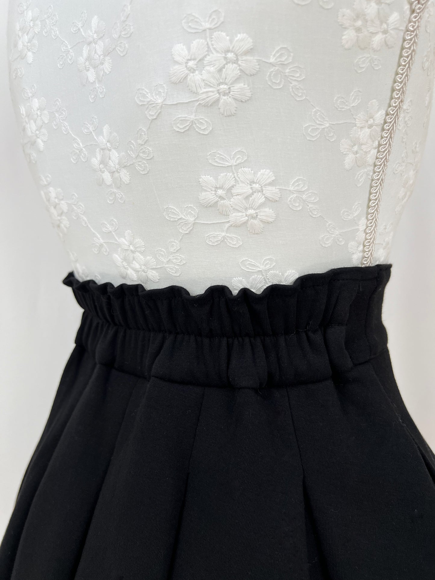 Mezzo piano junior Pleated Skirt (Black)