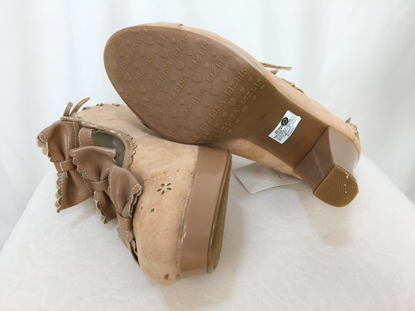(50% OFF) LIZ LISA Princess Triple Bow Shoes