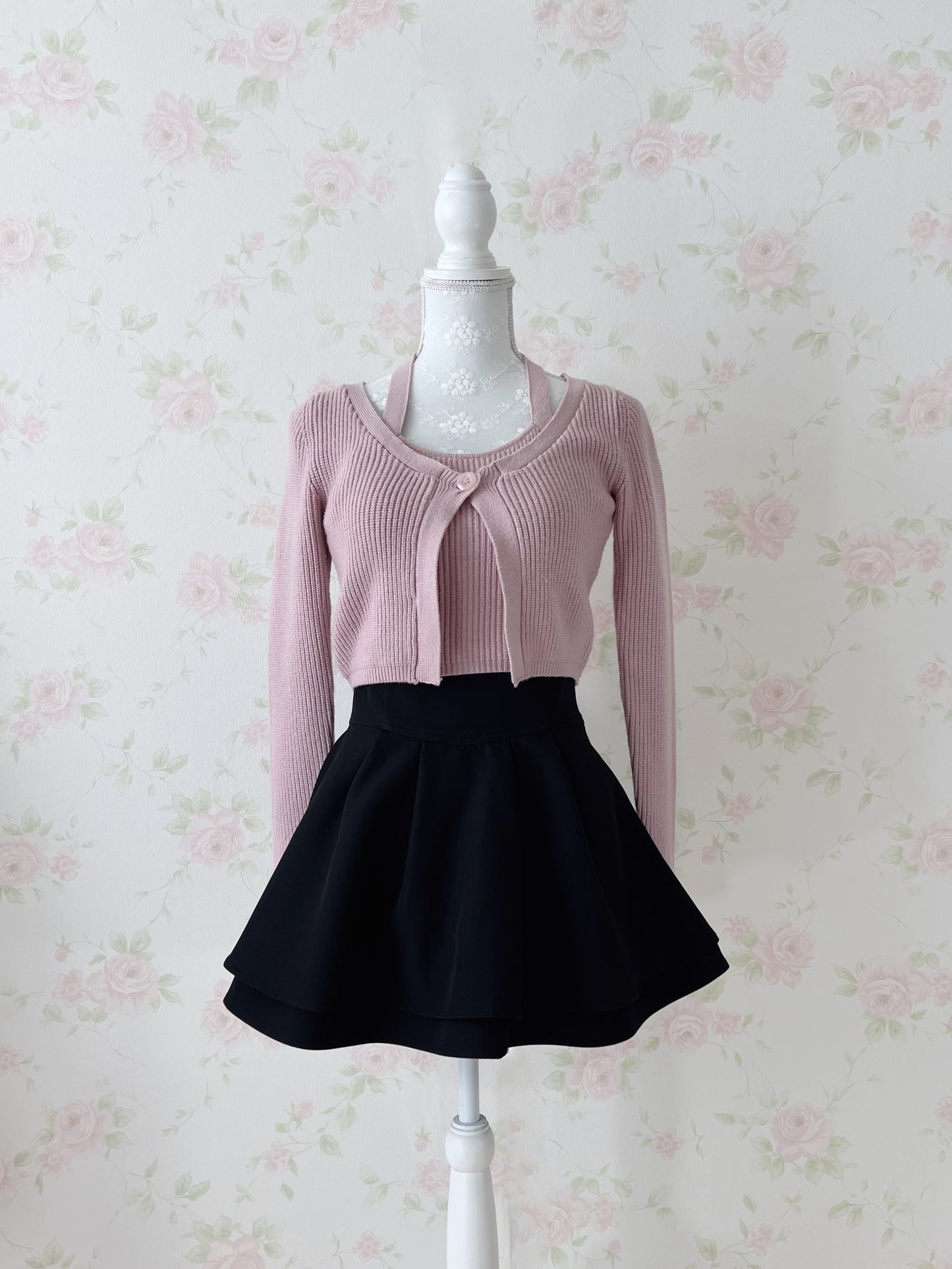 Jiraikei High Waist Sukapan (Black)