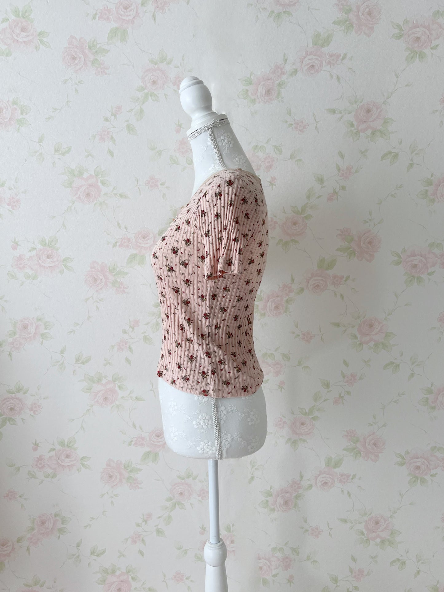 L’EST ROSE Petite Rose Cotton T-Shirt