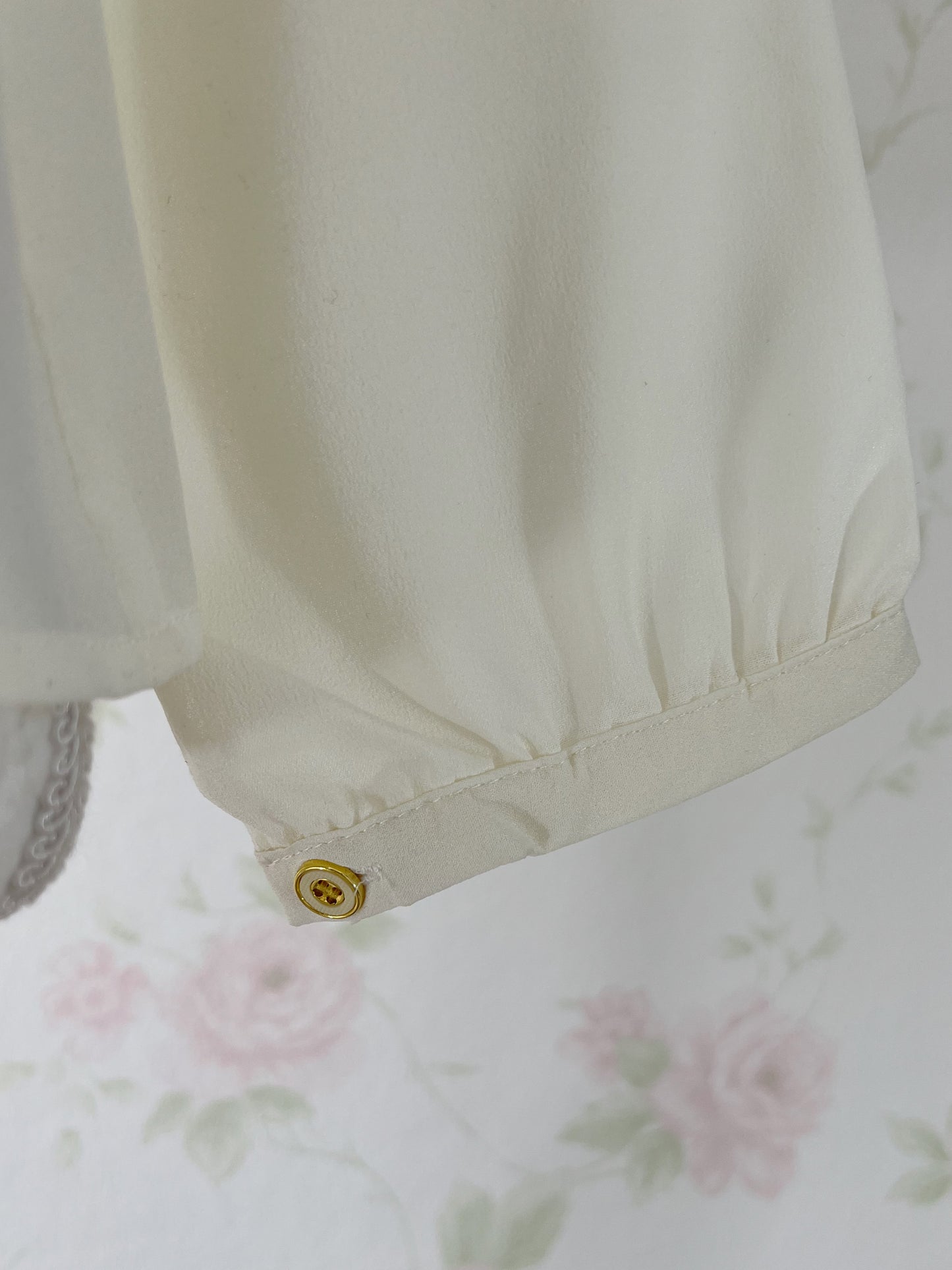 Arrow Treble Clef Charm Bow Blouse
