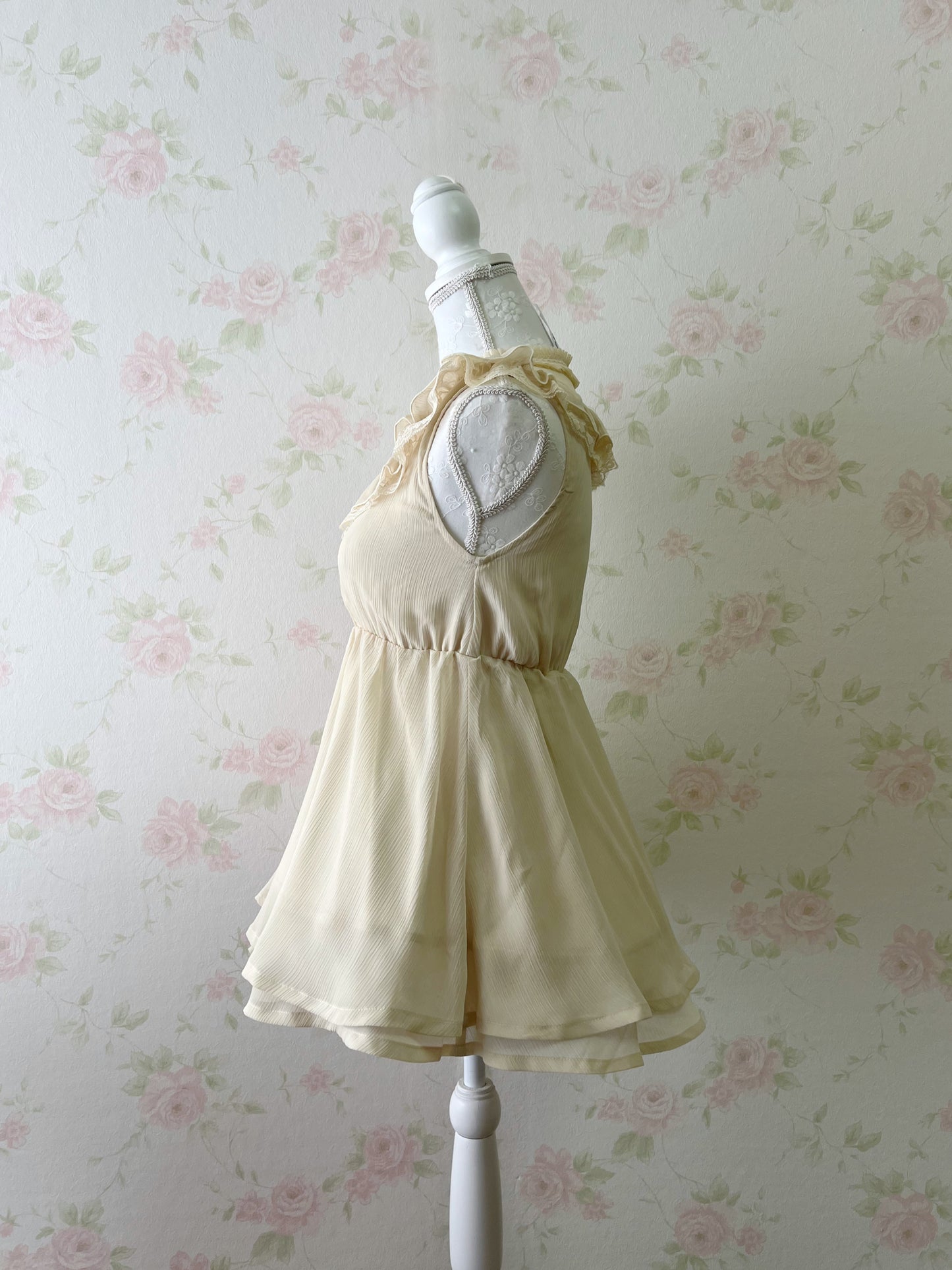 beberose Tulle Front Layered Hem Tunic