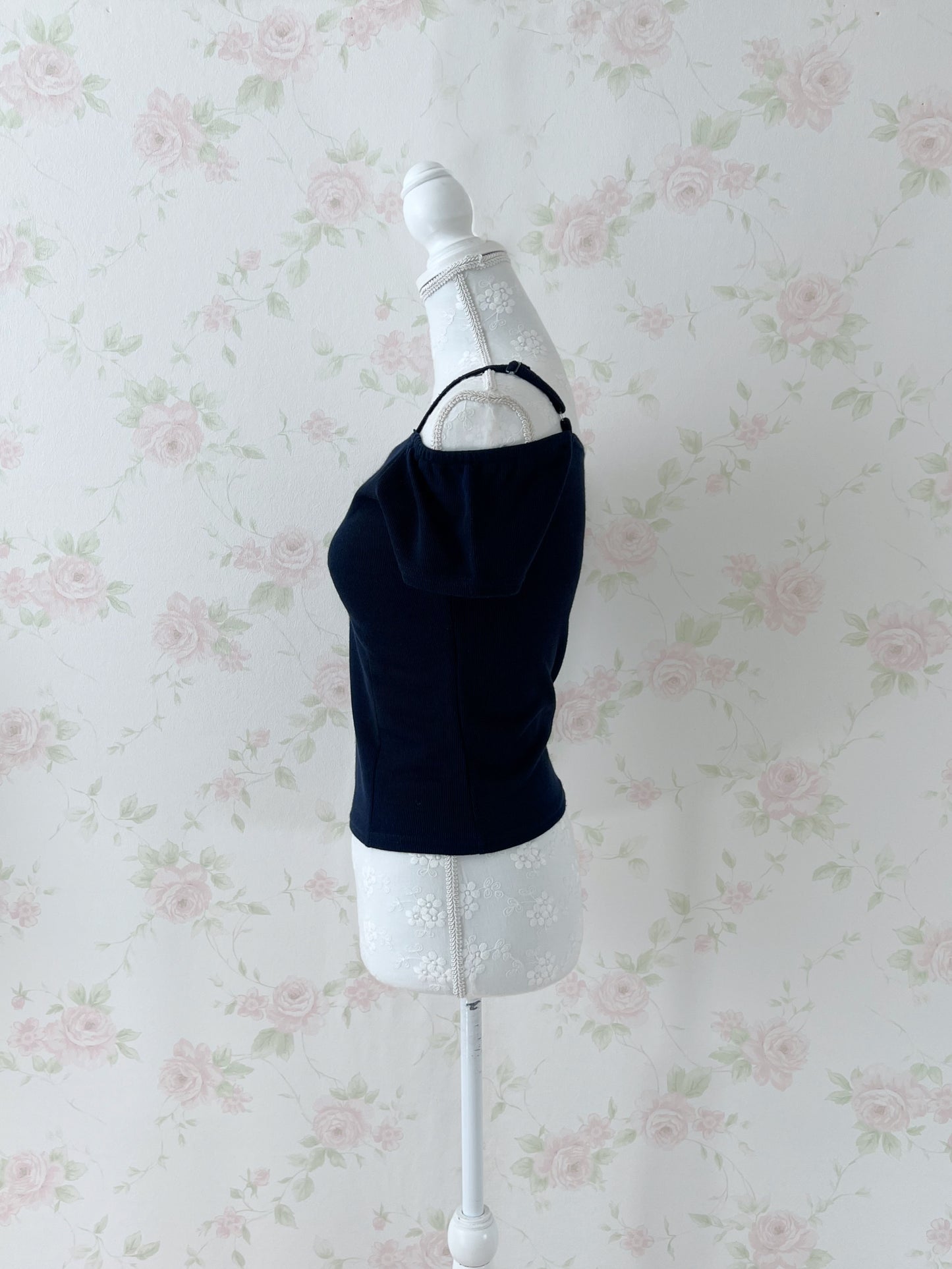 Ank Rouge Strapped Short Top (Navy)