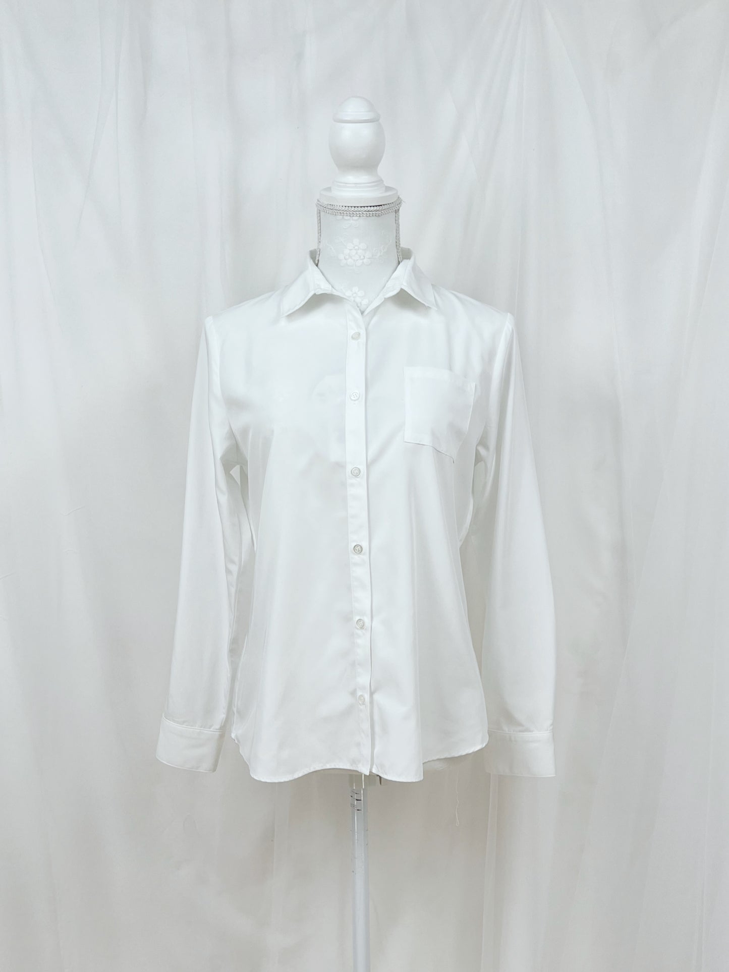 Standard Long Sleeved Shirt (White)