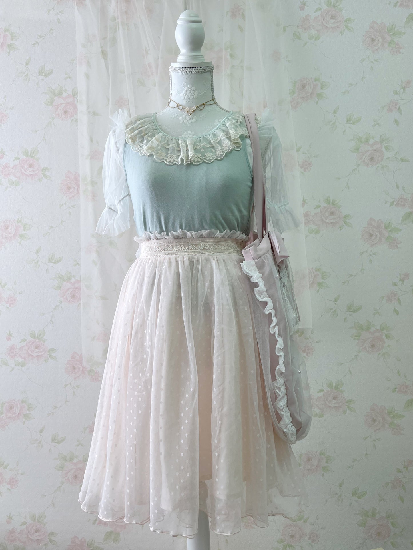 LODISPOTTO Polka Dot Tulle Skirt
