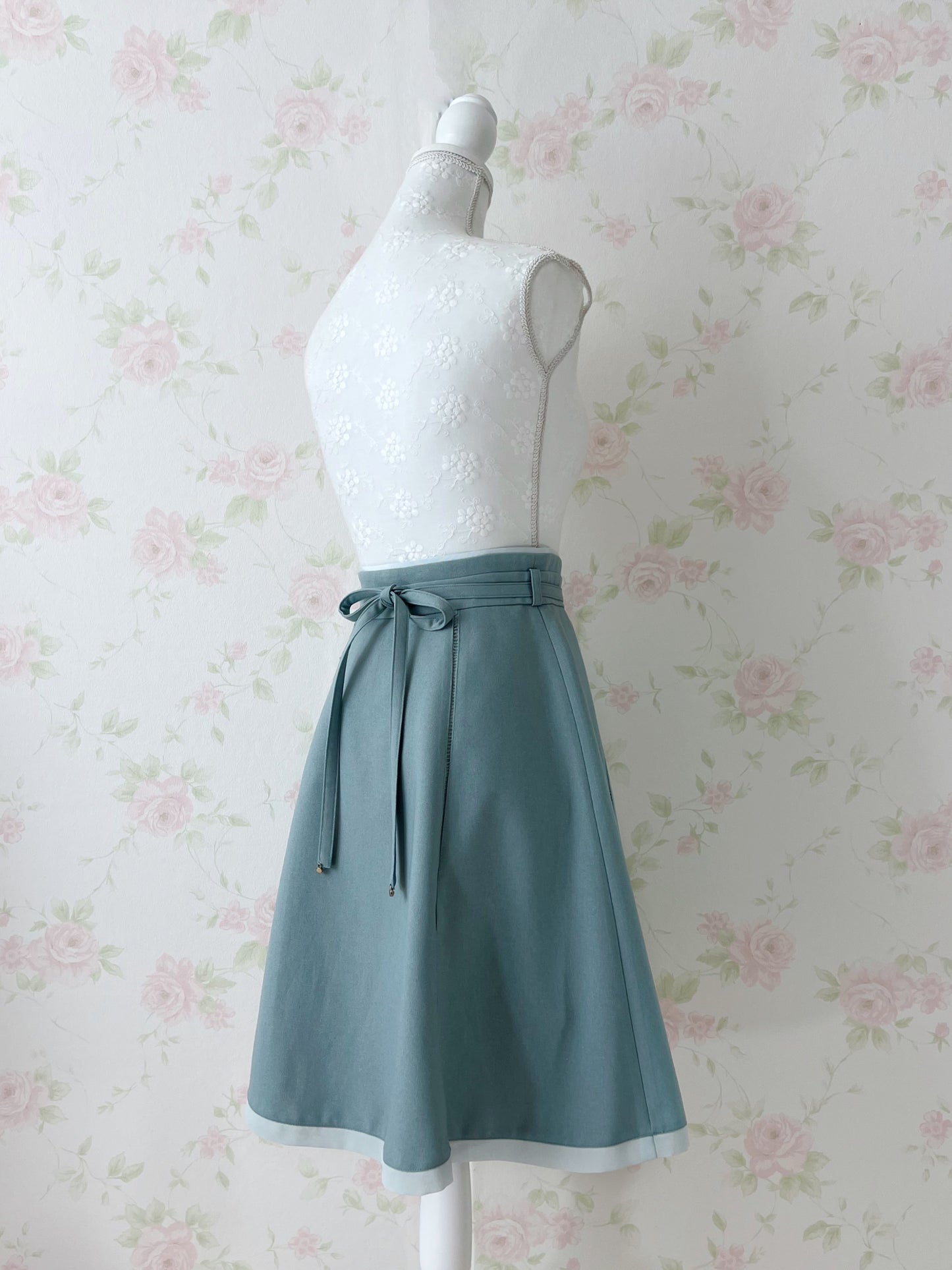 MISCH MASCH Long Flare Skirt (Green)