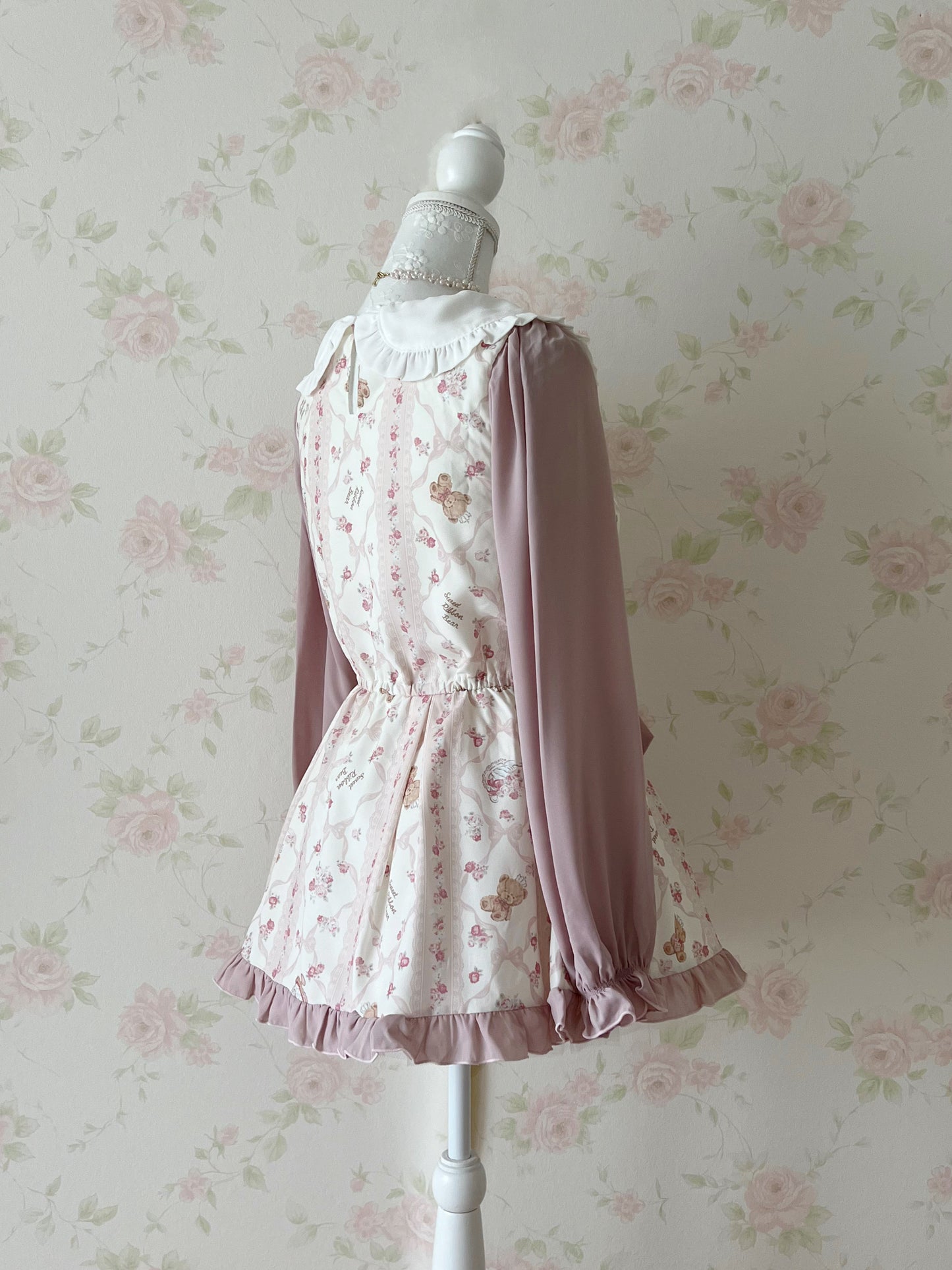 LIZ LISA Teddy Bear Side Bow Tunic Top