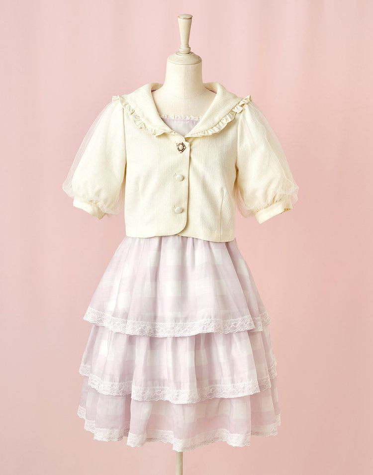 mellfy memory Fairy love Gingham check Dress