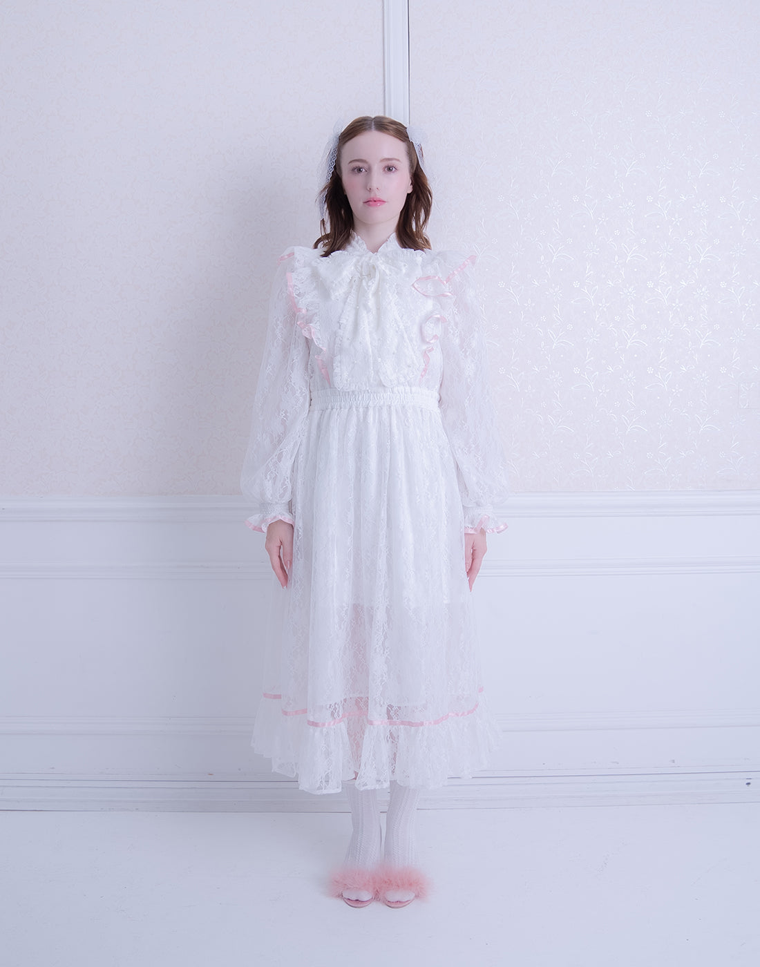 <Deliver In October> Lolime Angel lace Dress