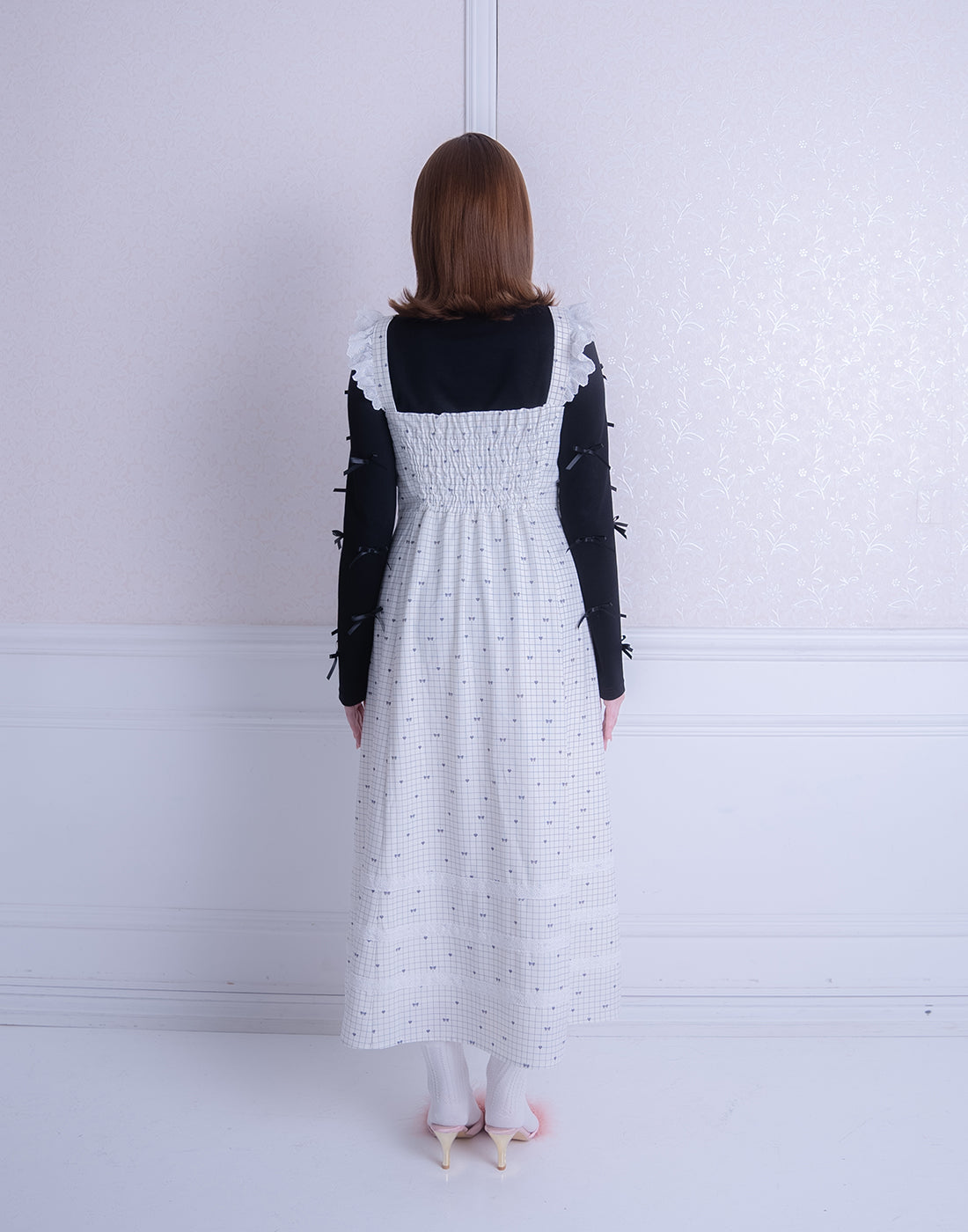 <Deliver In October> Lolime Heart arrow Jumper Skirt Dress