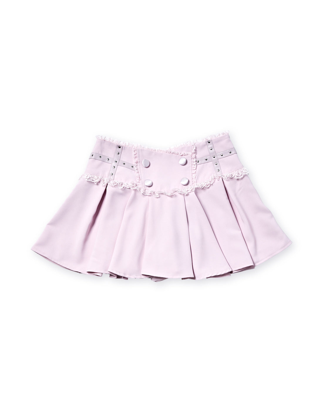 Back frill skirt-like pants