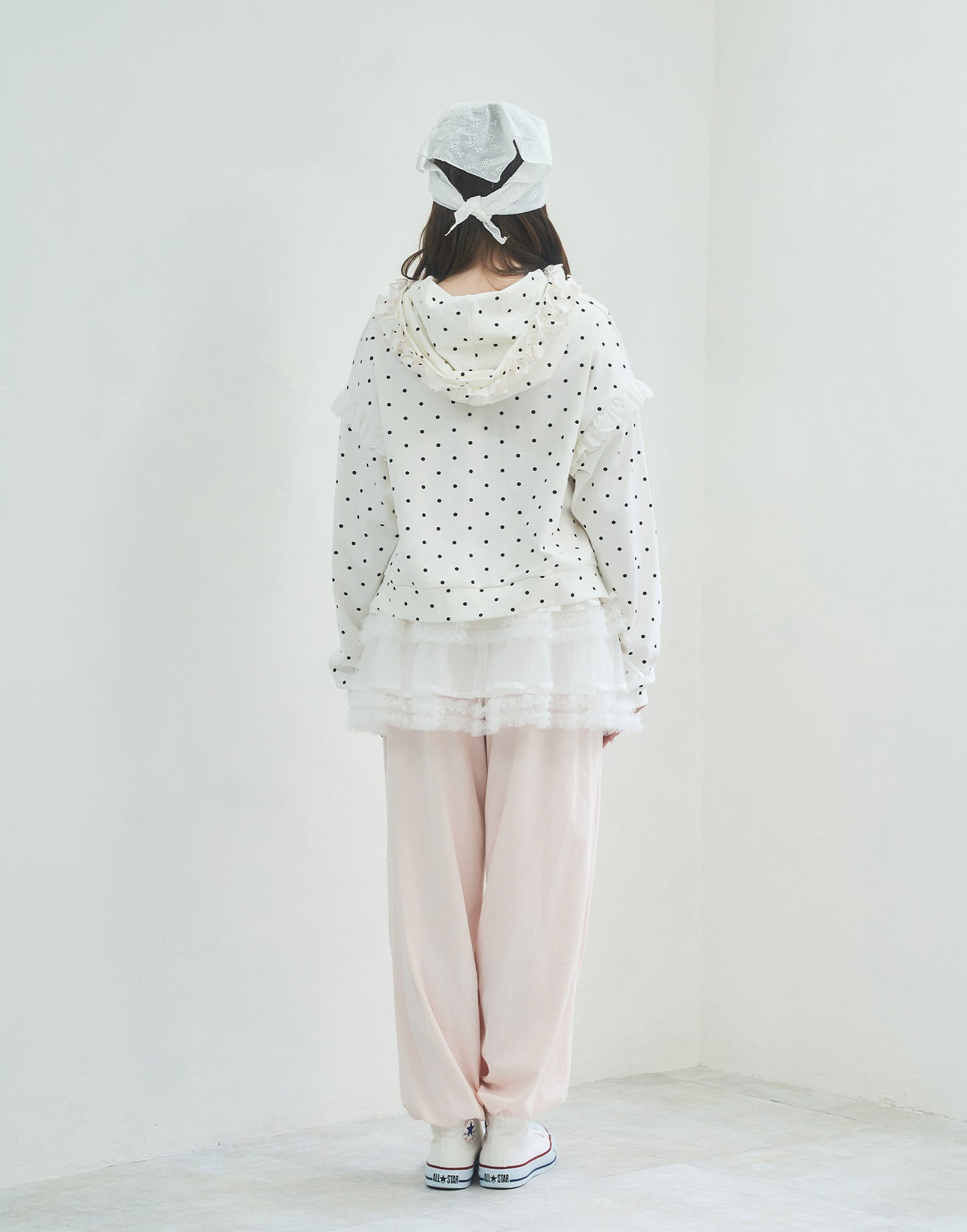 Lolime fancy dot sweatshirt