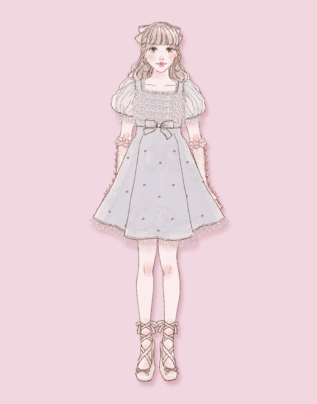 <March Delivery> mellfy memory My heroine lacy frill