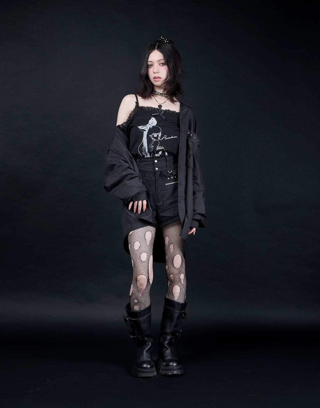 AVENCHUMU ERICO collaboration illustration oversized shirt