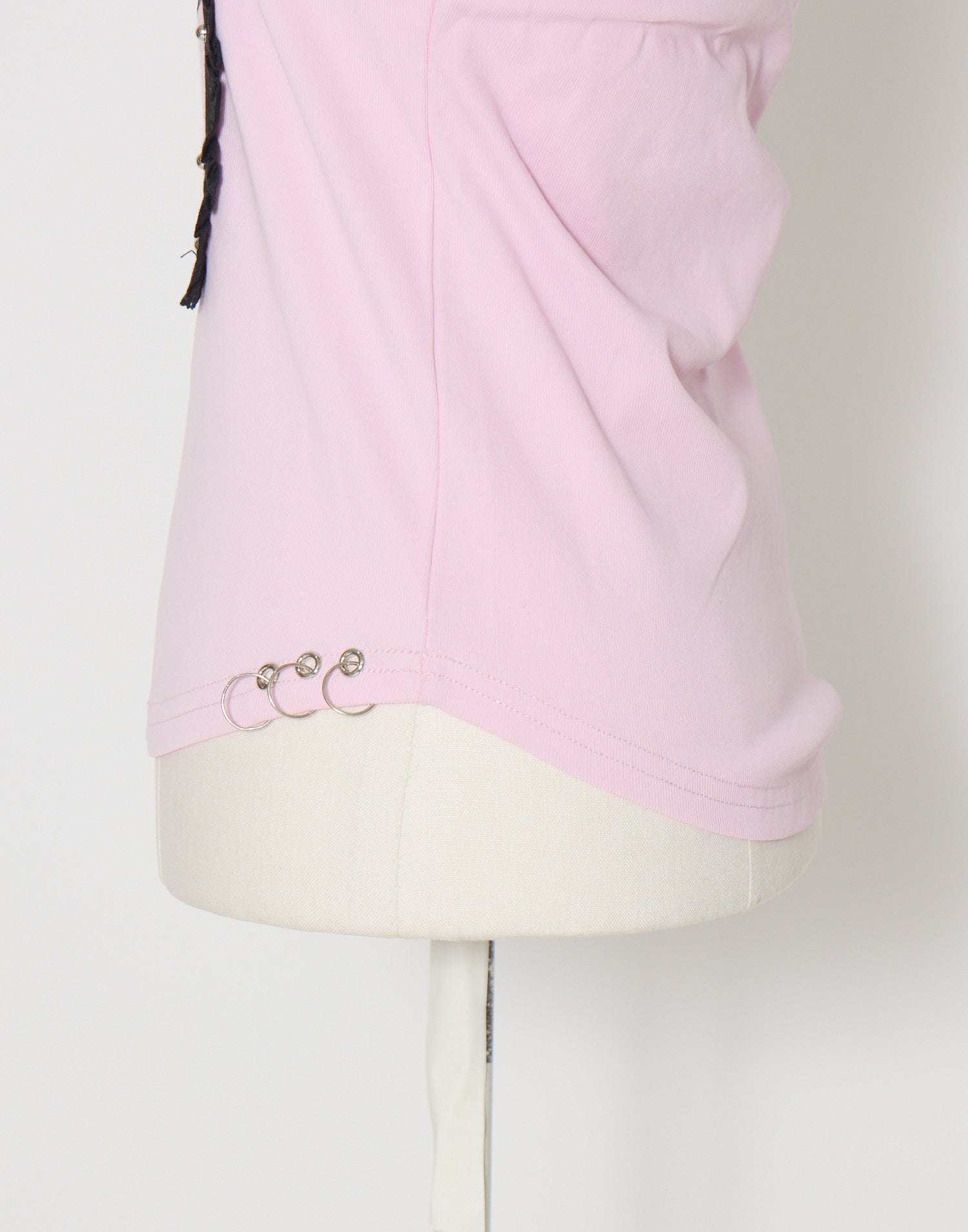 AVENCHUMU ValentineBunny print lace frame t-shirt