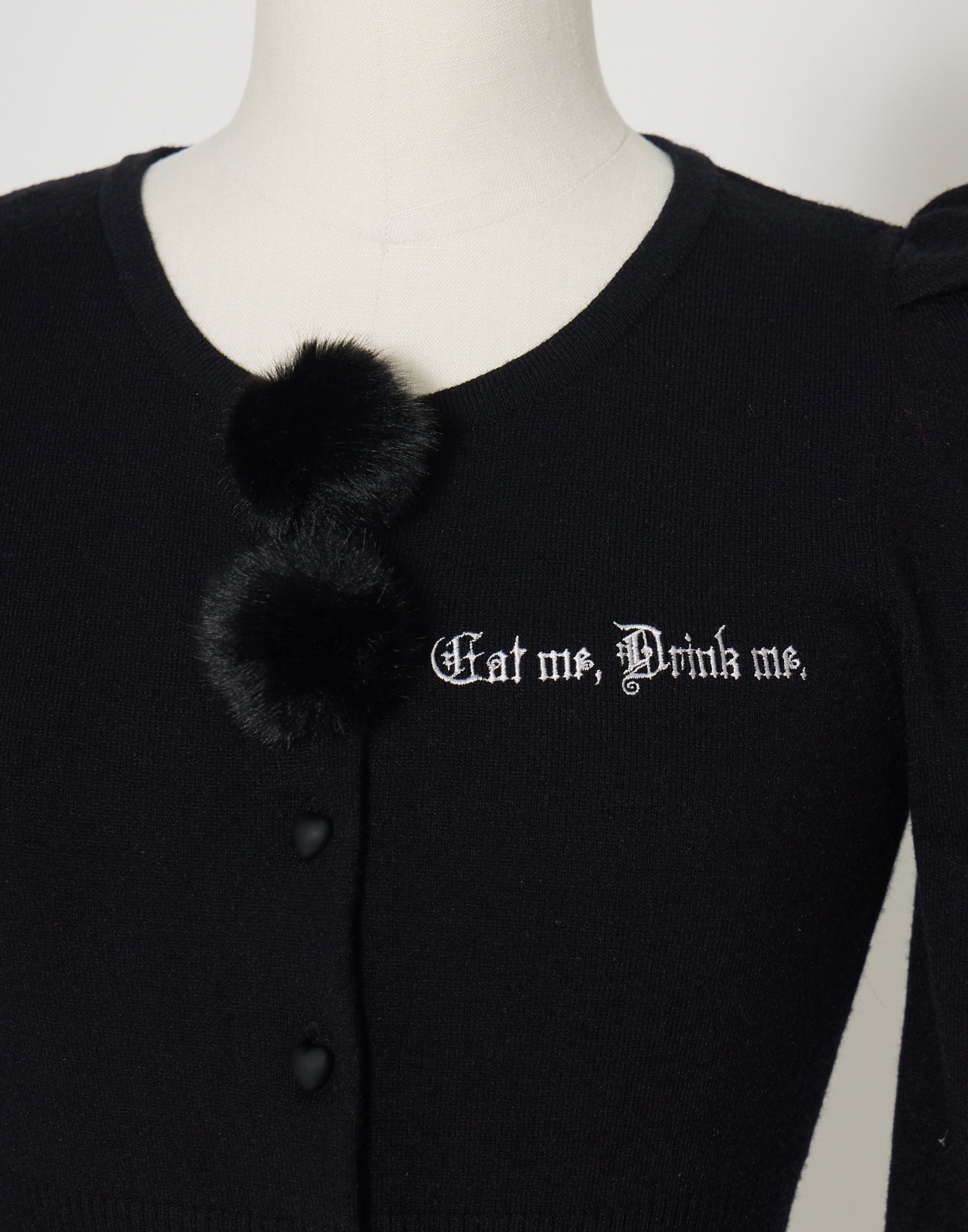 AVENCHUMU Eat Me Drink Me knit cardigan