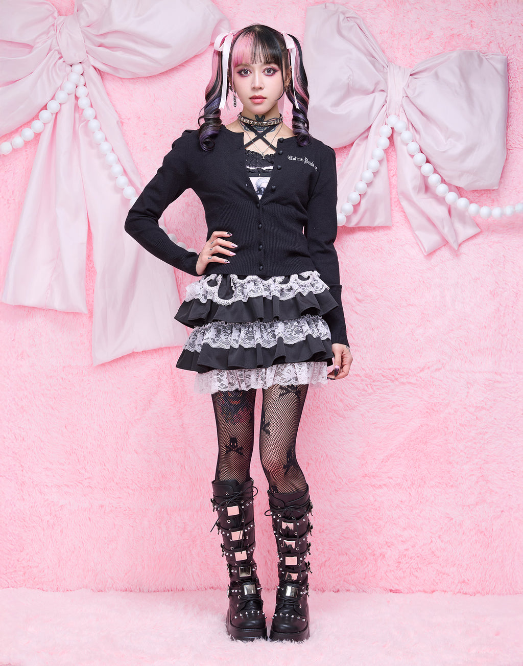 AVENCHUMU Eat Me Drink Me knit cardigan