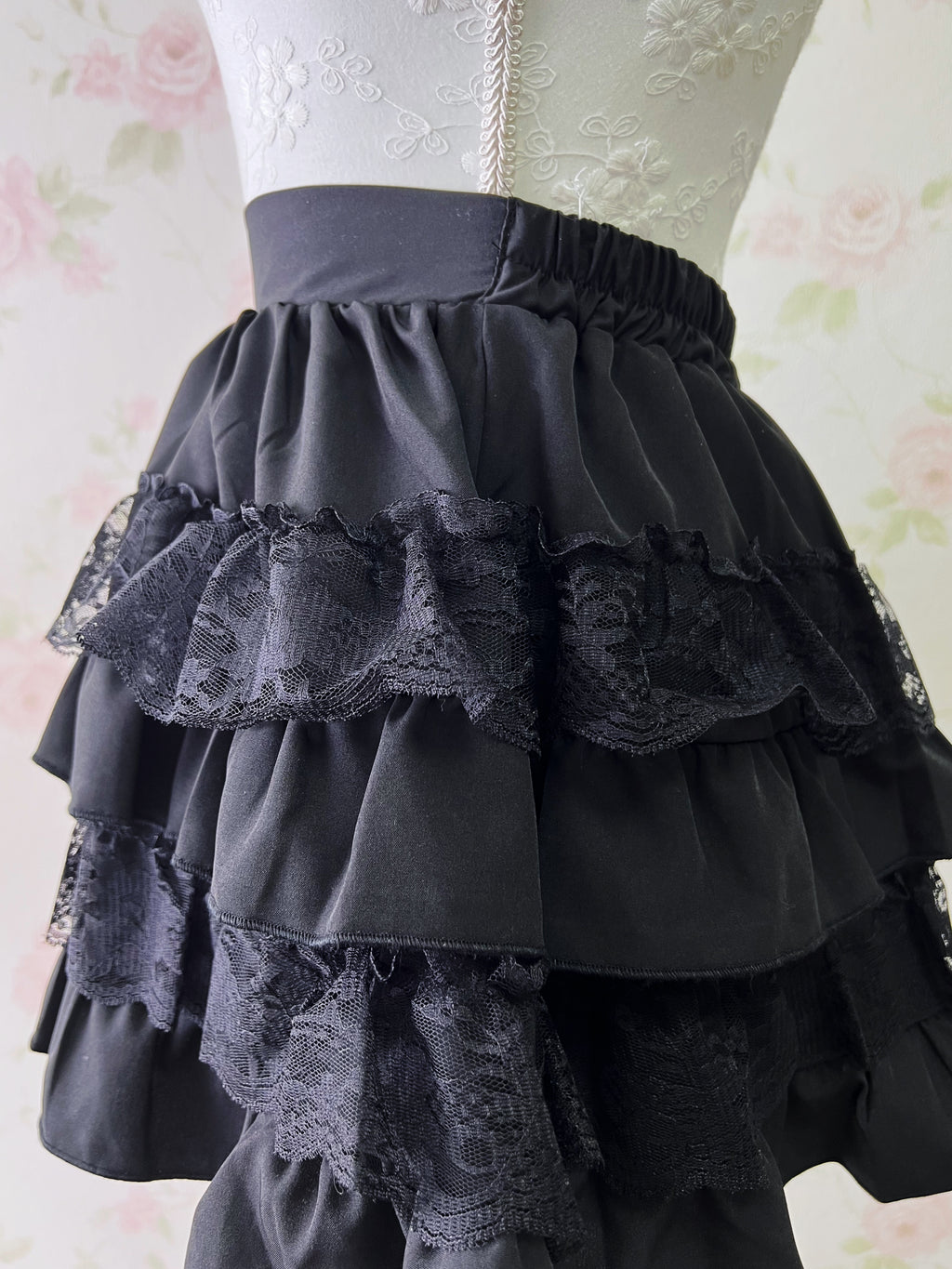 Layered Shoujo Sukapan (Black)