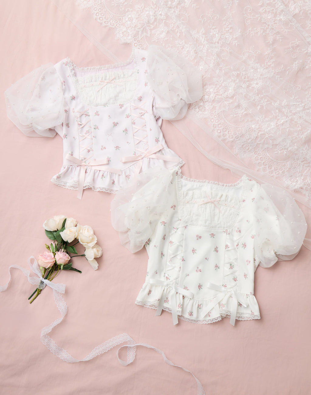 mellfy memory Love to doll baby rose blouse