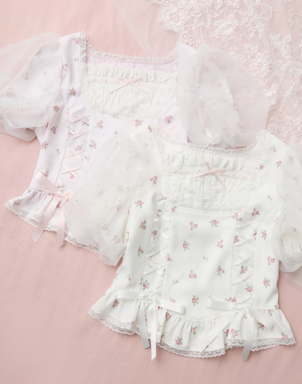 mellfy memory Love to doll baby rose blouse