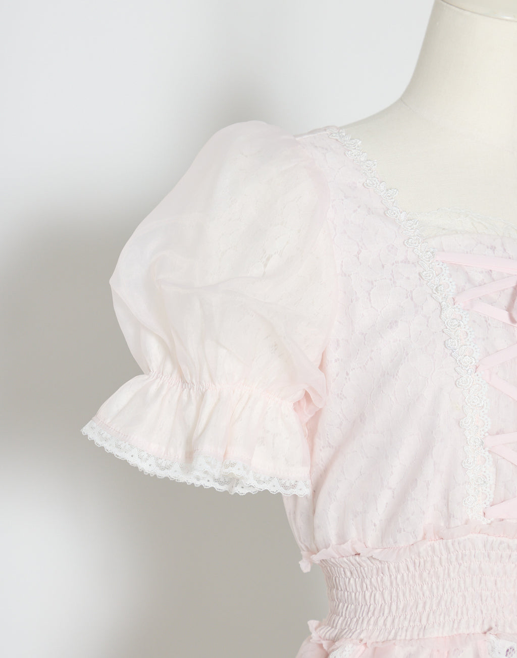 mellfy memory Fairy ruffle long lace onepiece