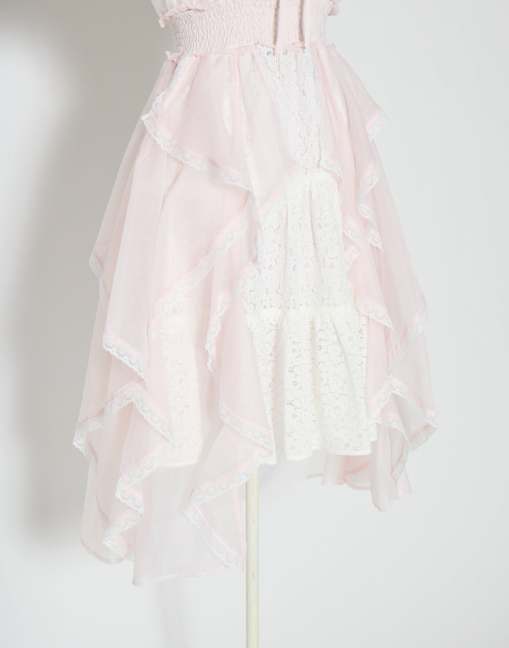mellfy memory Fairy ruffle long lace onepiece