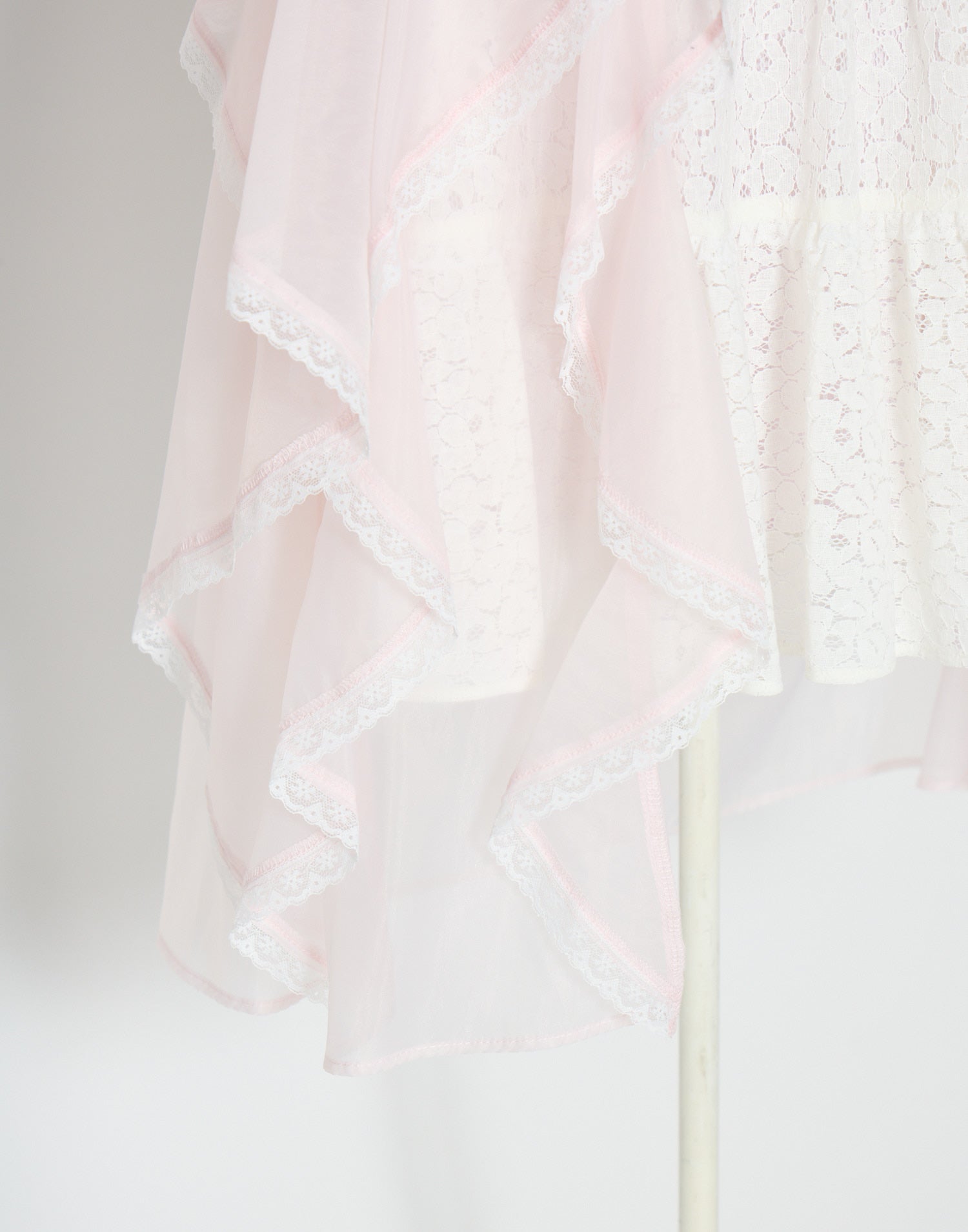 mellfy memory Fairy ruffle long lace onepiece
