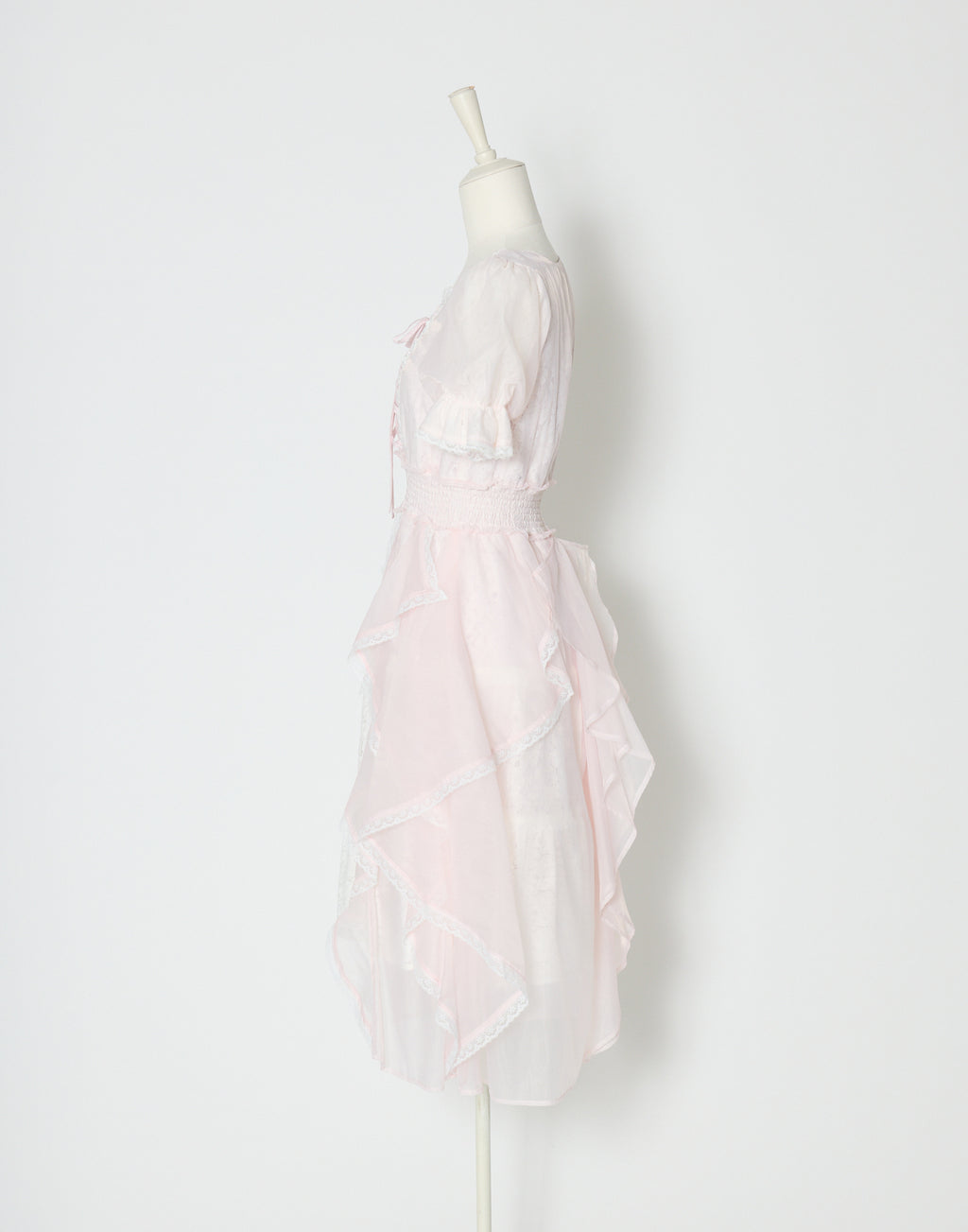 mellfy memory Fairy ruffle long lace onepiece
