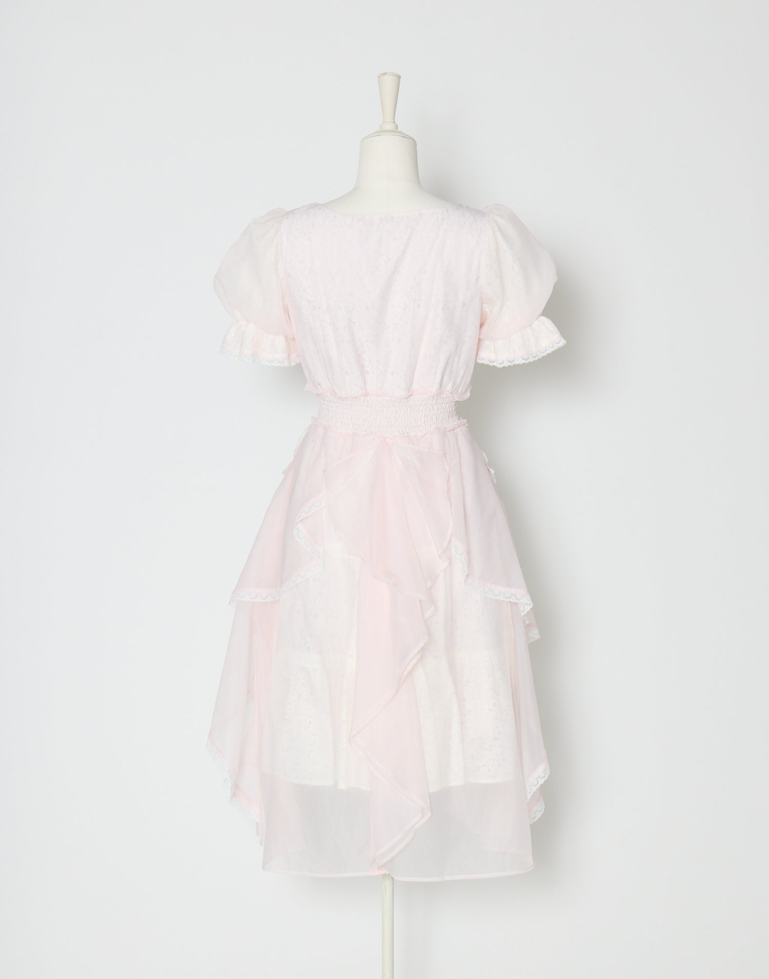 mellfy memory Fairy ruffle long lace onepiece