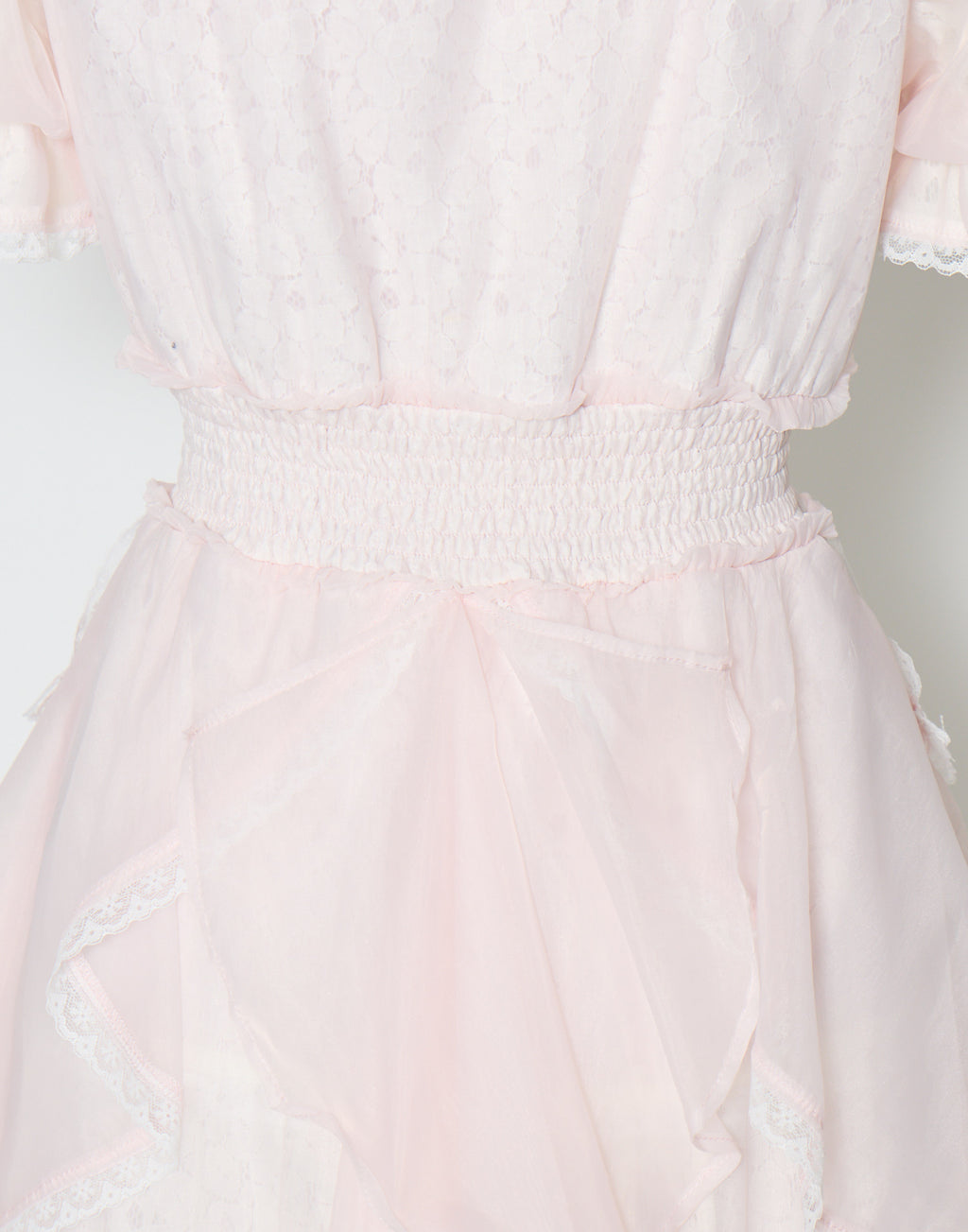 mellfy memory Fairy ruffle long lace onepiece