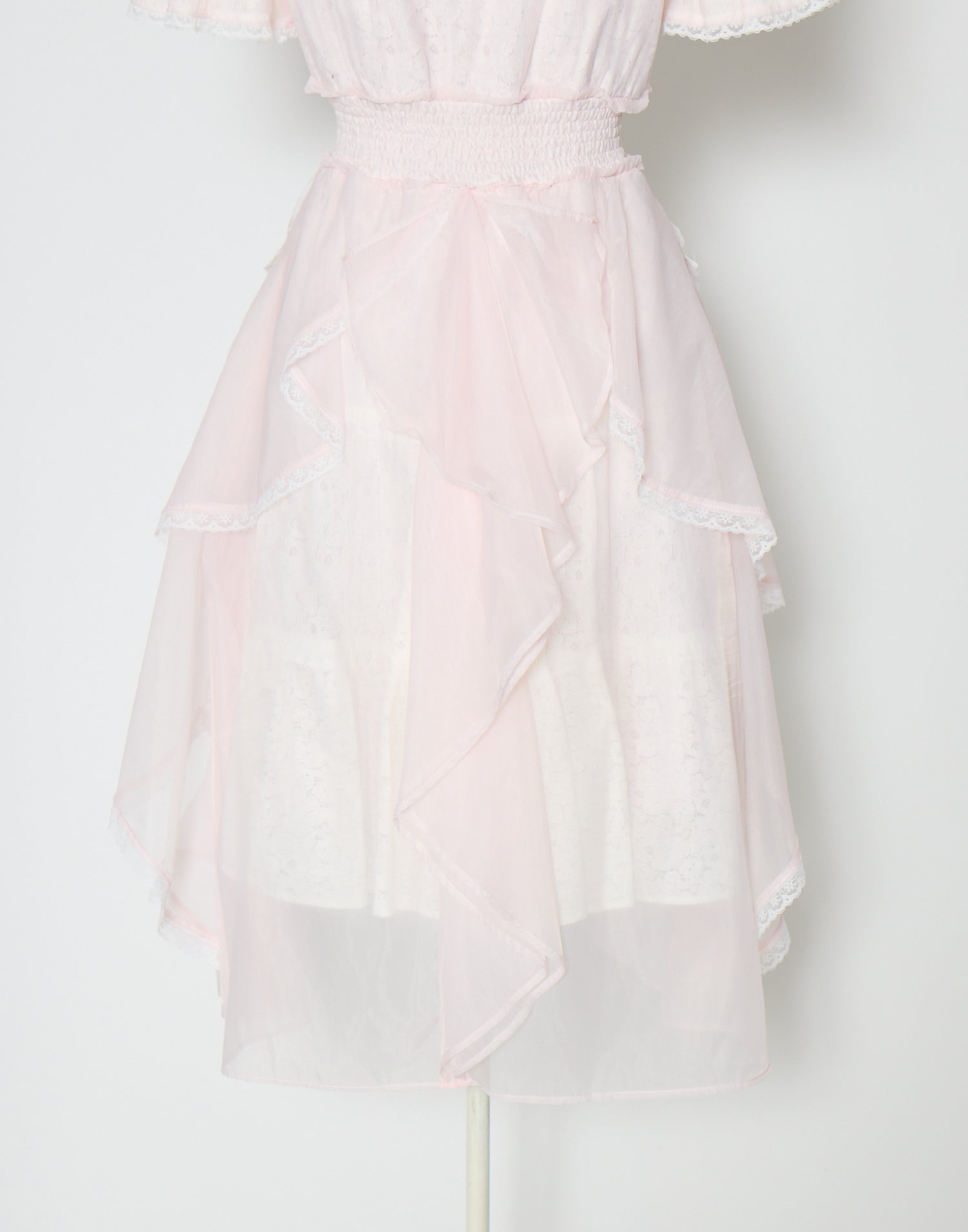 mellfy memory Fairy ruffle long lace onepiece