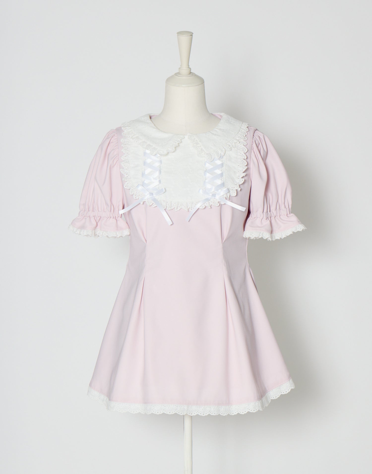 mellfy memory Twin lace-up ribbon tunic