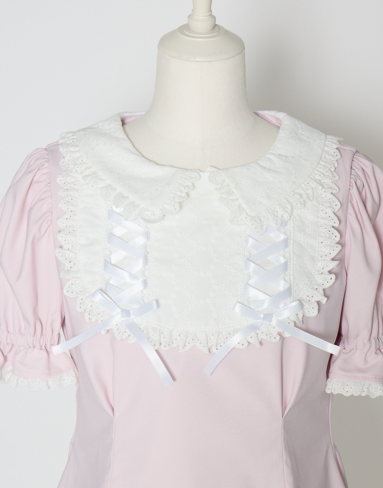 mellfy memory Twin lace-up ribbon tunic