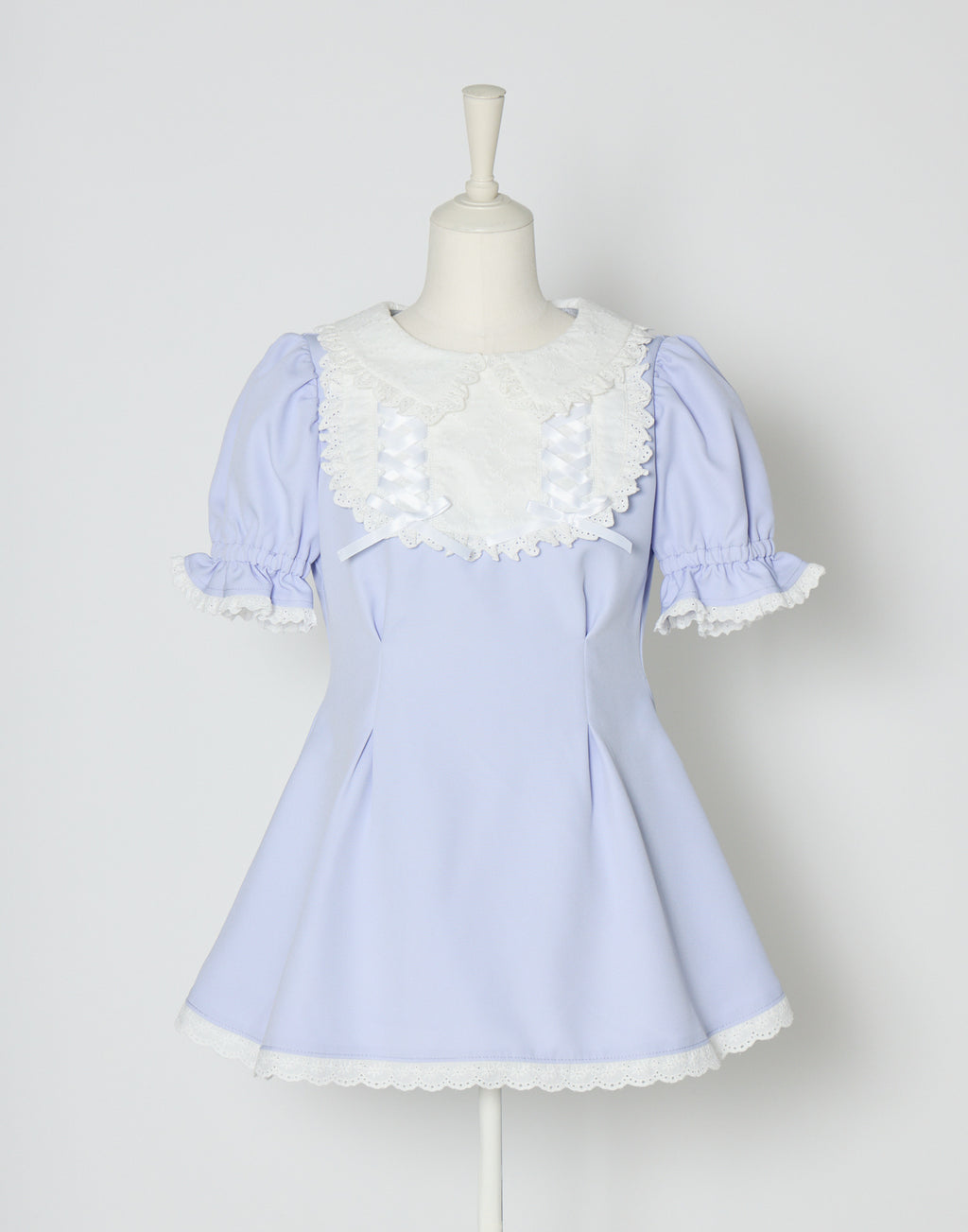 mellfy memory Twin lace-up ribbon tunic
