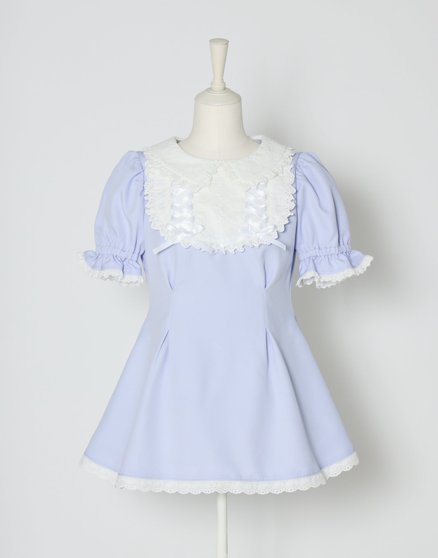 mellfy memory Twin lace-up ribbon tunic