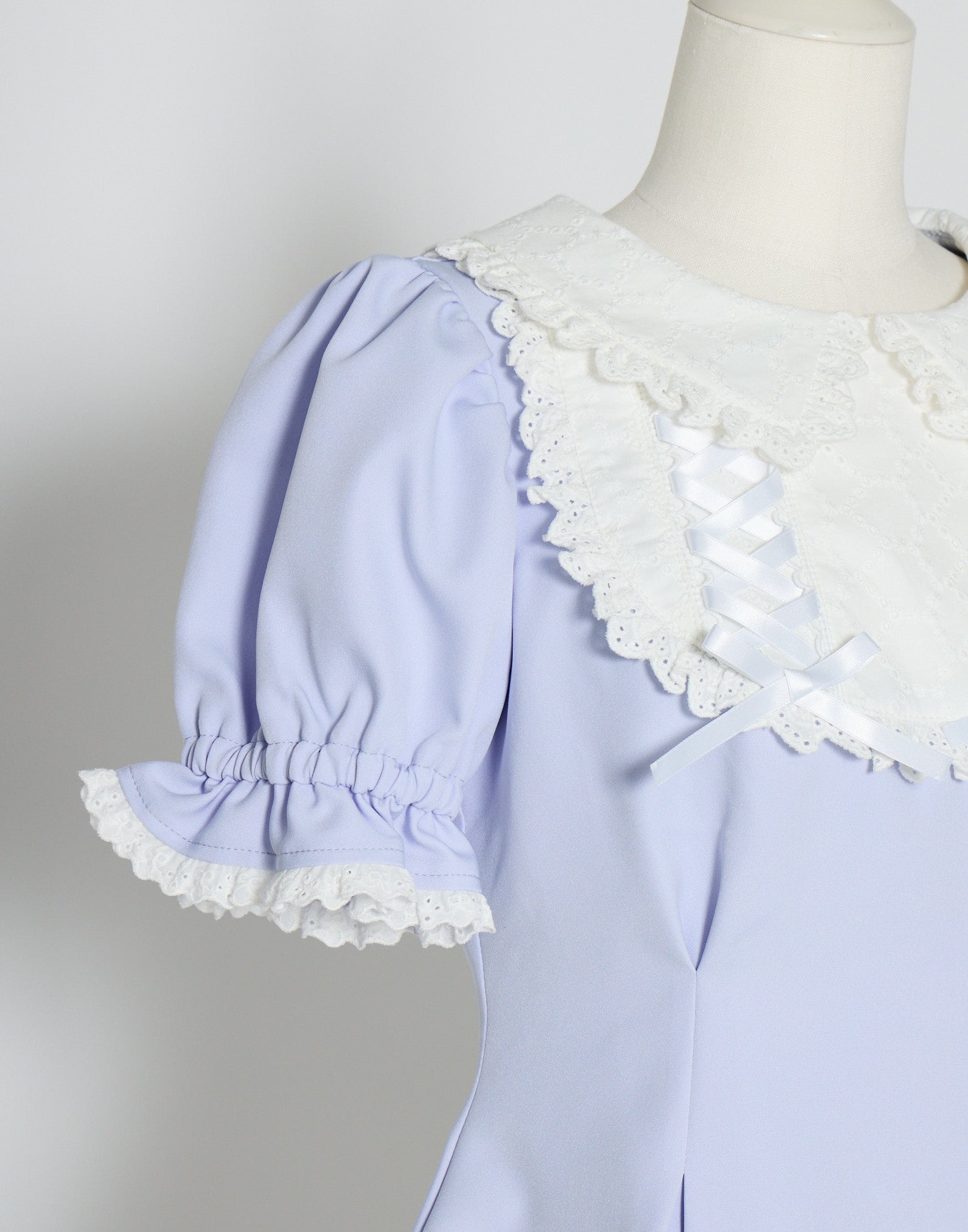 mellfy memory Twin lace-up ribbon tunic