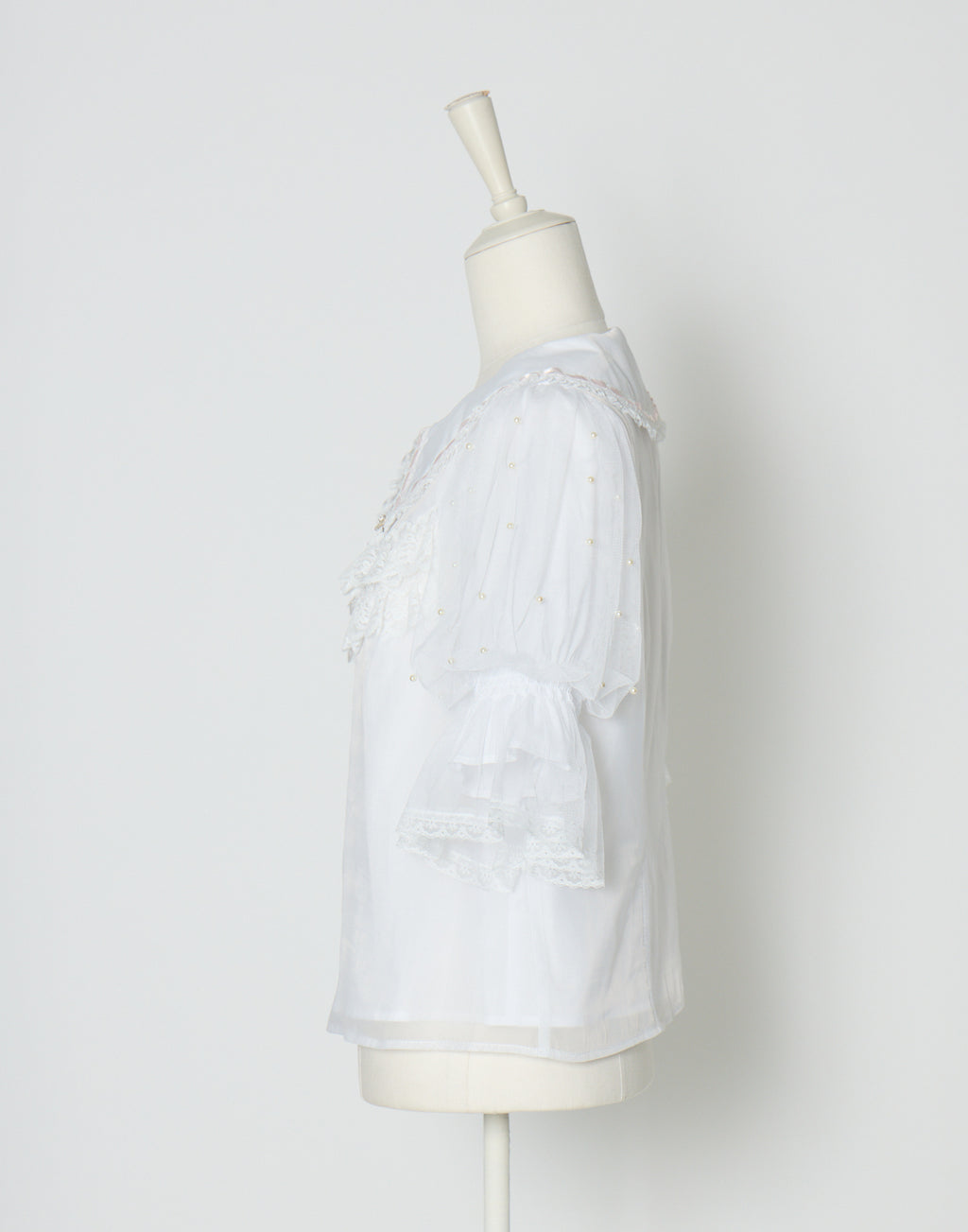mellfy memory Sweet whipped ribbon blouse